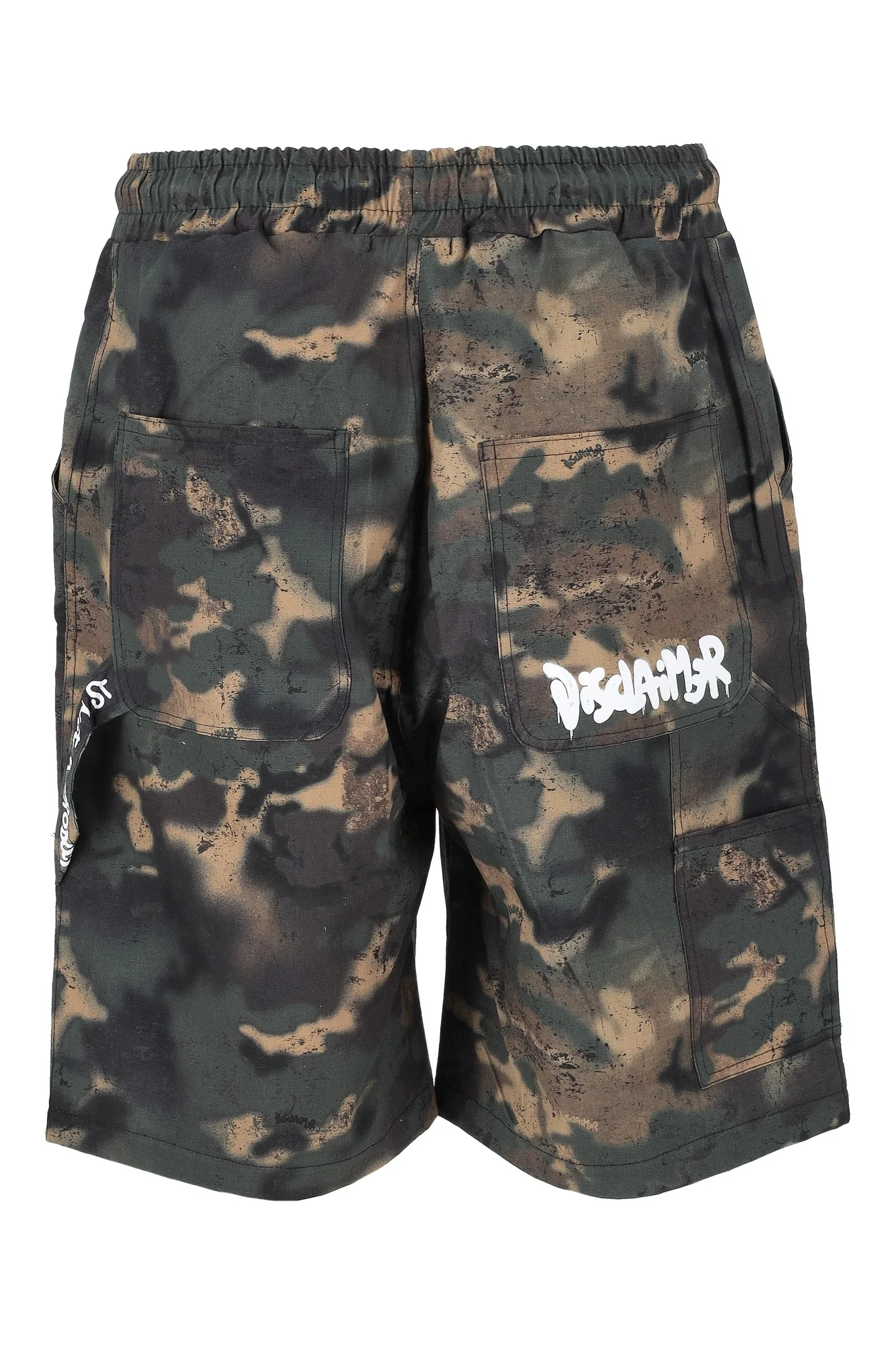 Disclaimer bermuda uomo in fantasia camouflage verde beige 55478 MIMETIC DISCLAIMER