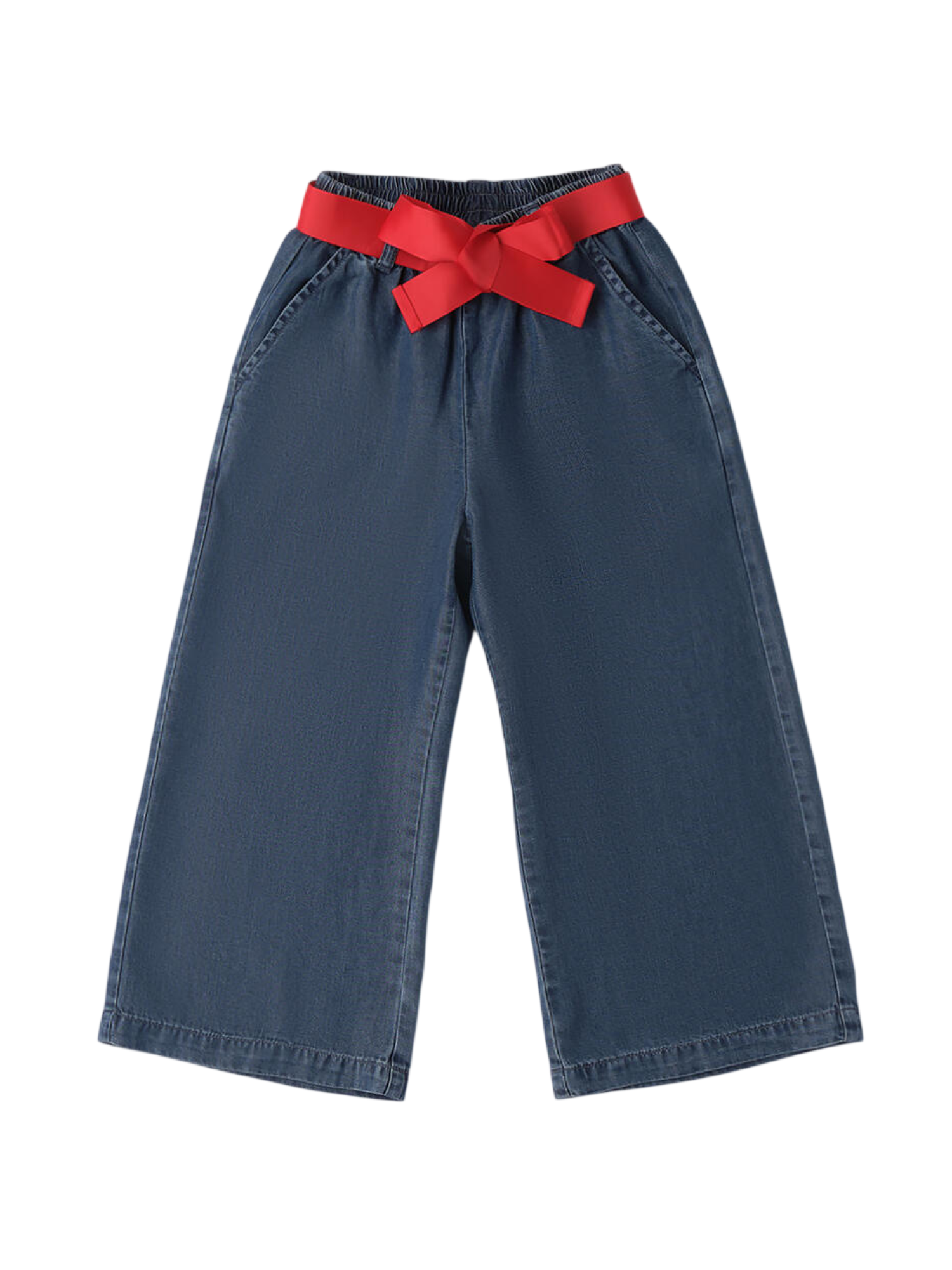 iDo jeans palazzo bambina con cintura lavaggio blu 4G371 7044 iDO