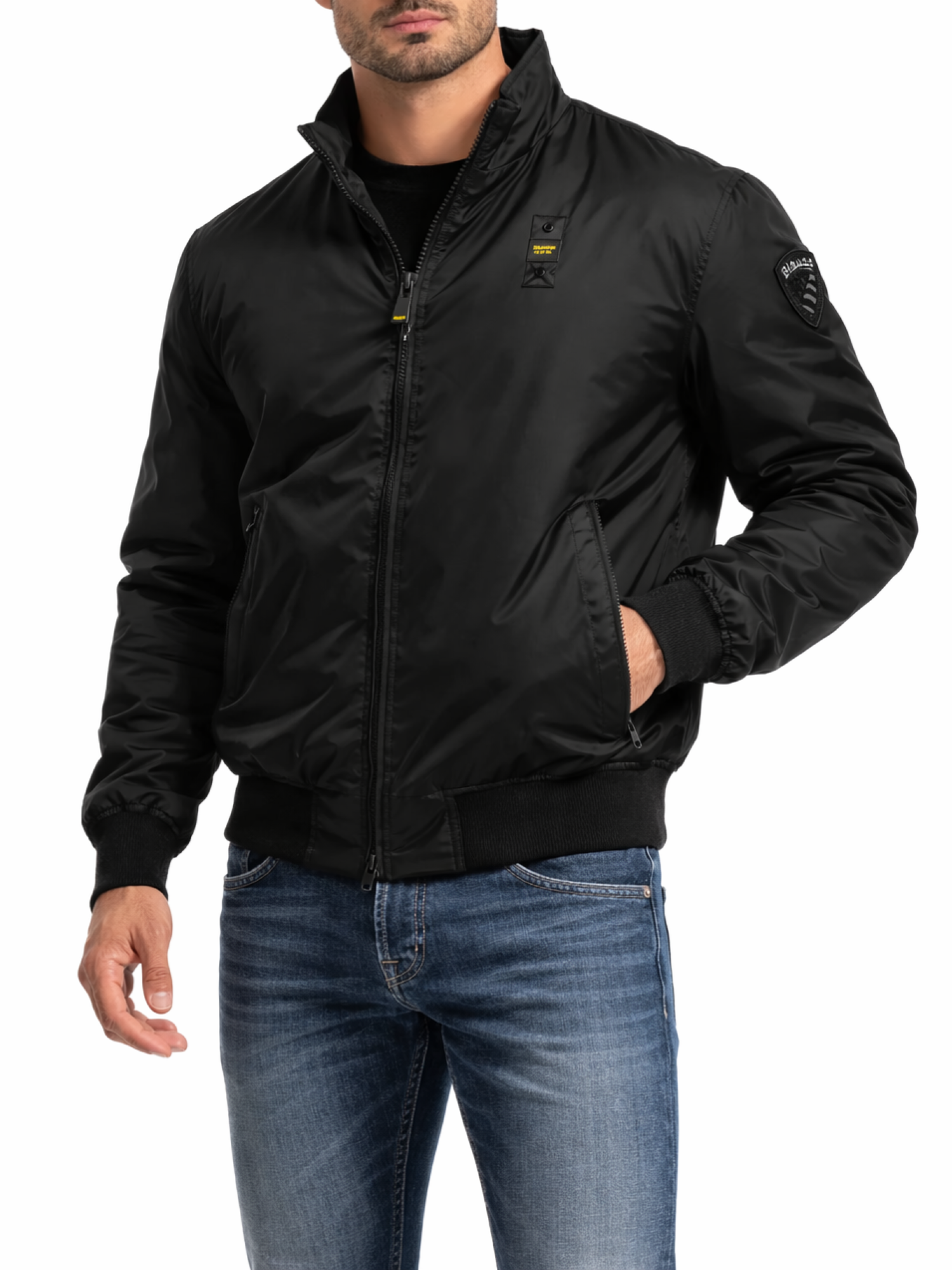 Blauer giubbino uomo Duxbury in nylon nero 26SBLUC11028-007462 999 BLAUER