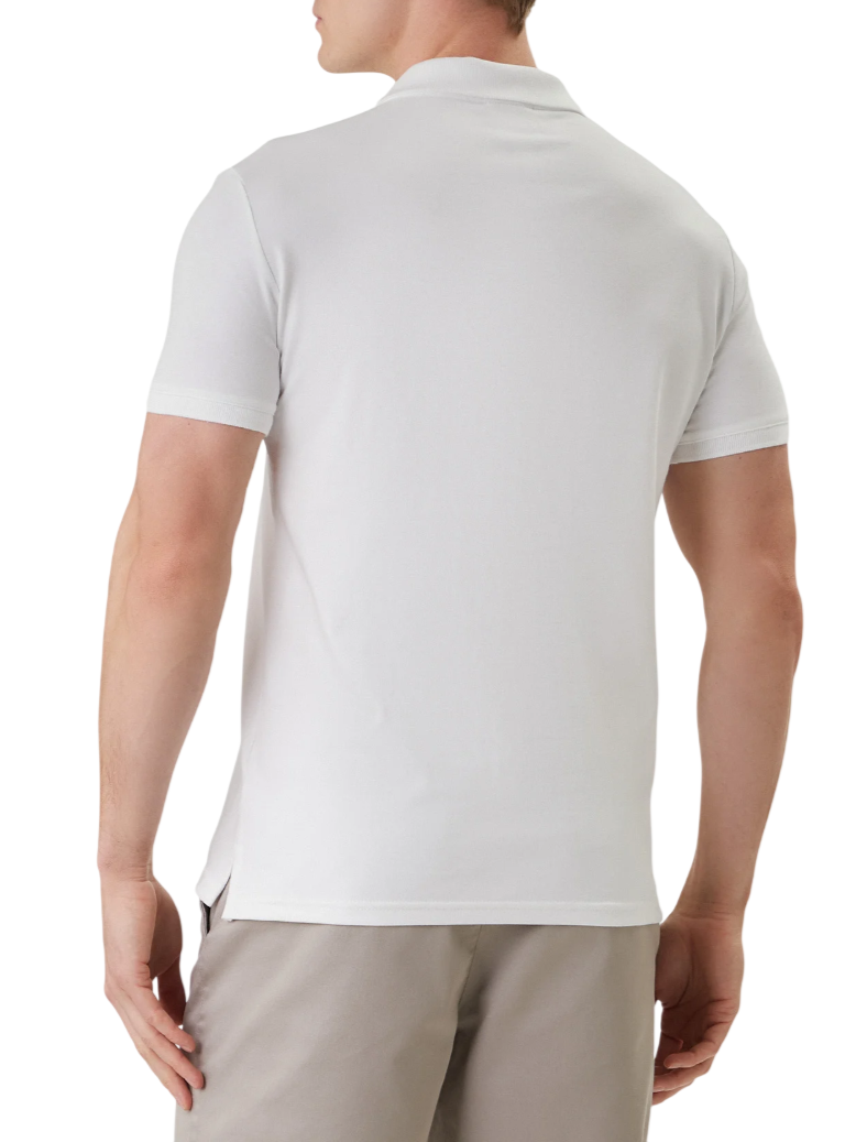 Calvin Klein polo uomo manica corta slim bianco LV04LC254G YAF Calvin Klein