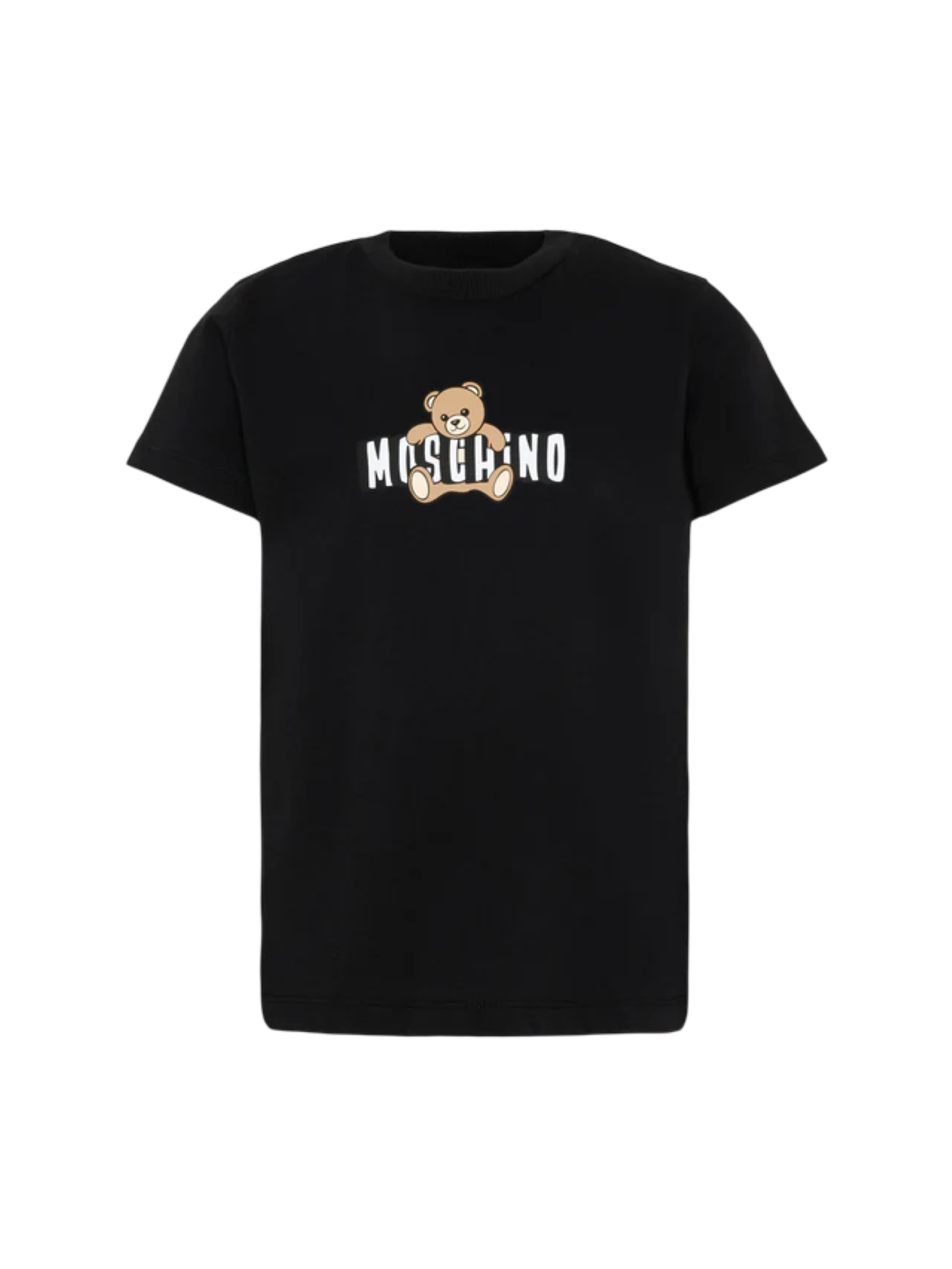 Moschino T-shirt bambino manica corta con orsetto nero HZM058-LAA03 60100 MOSCHINO