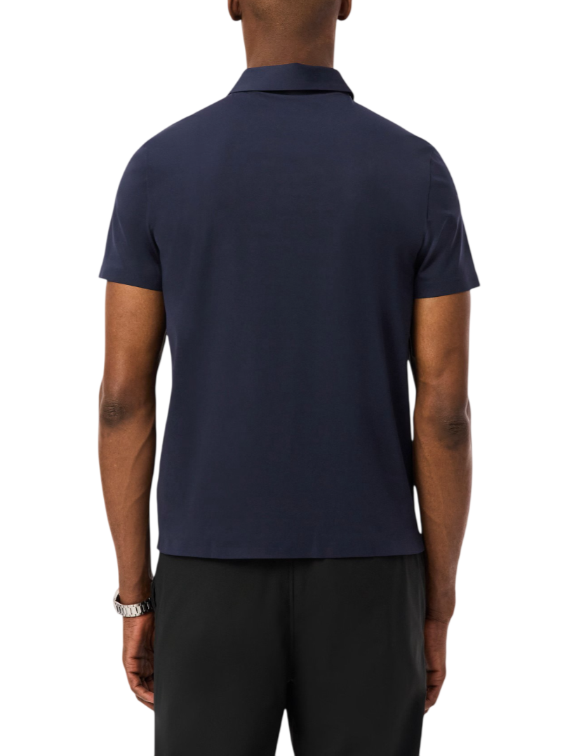 Lacoste polo uomo Commuter manica corta blu DH1604 HDE LACOSTE