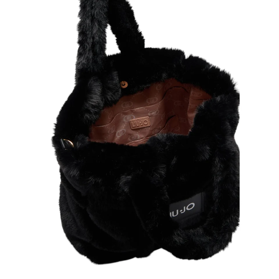 Liu Jo borsa donna in ecopelliccia nero TF5270E0374 22222 LIU JO