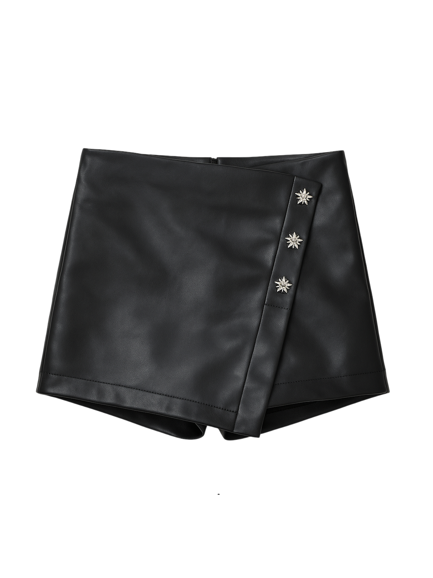 John Richmond gonna pantalone Andors in ecopelle nero RGA25180GO BLACK John RICHMOND