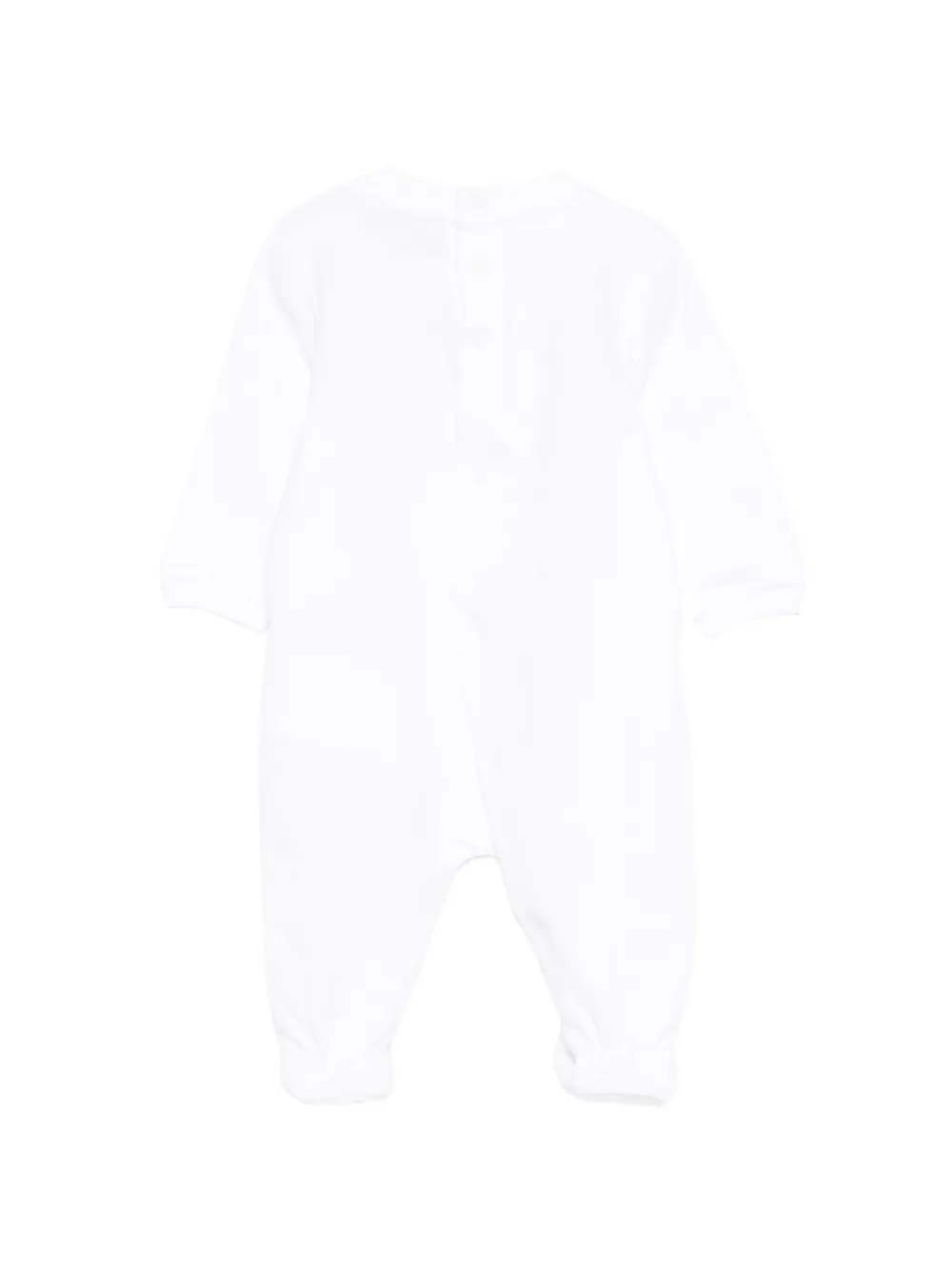 Moschino tutina con piedini neonato stampa orsetti bianco MUT04P-LCA19 10101 MOSCHINO