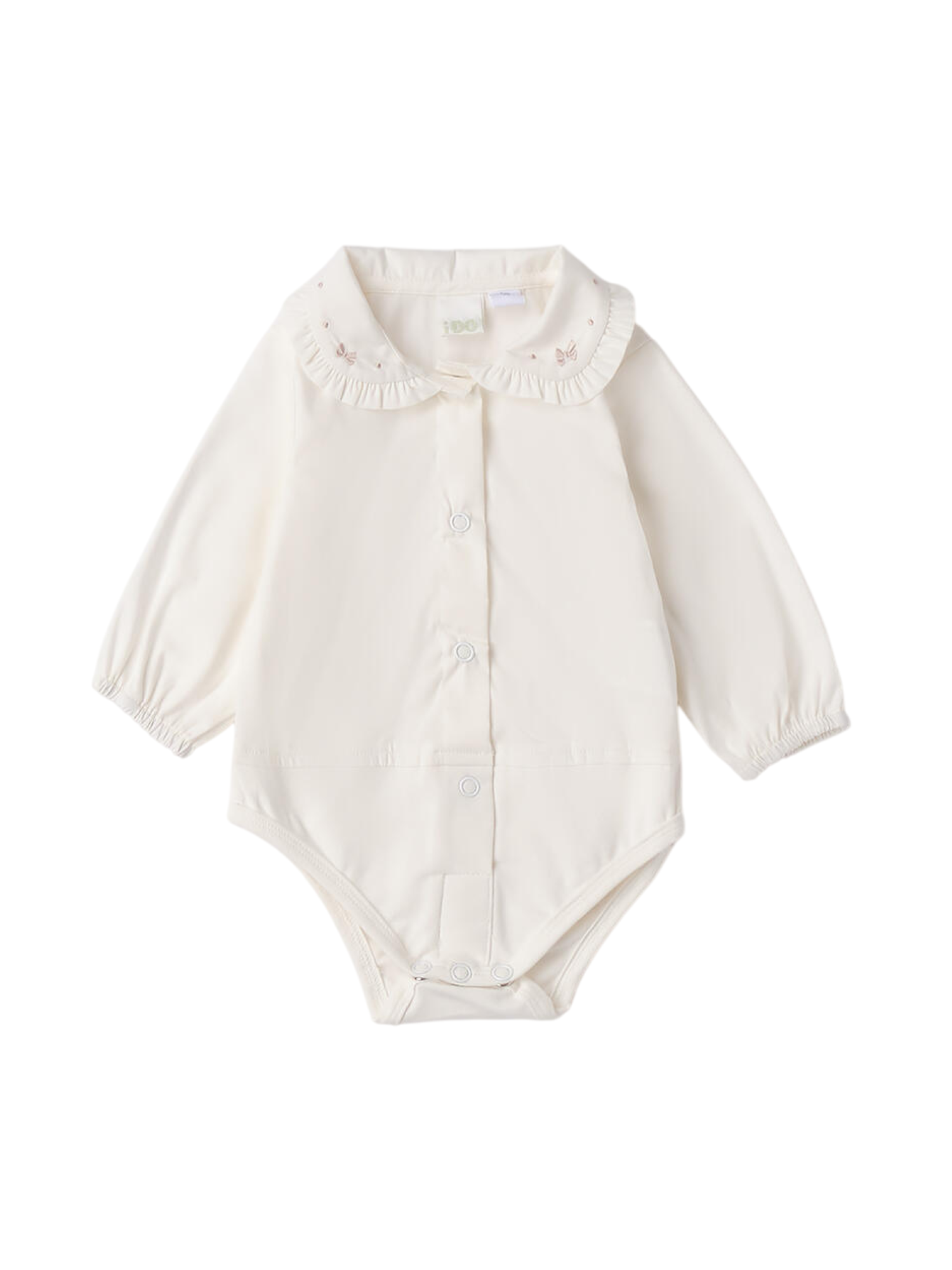iDo camicia body neonata panna 4F080 0112 iDO