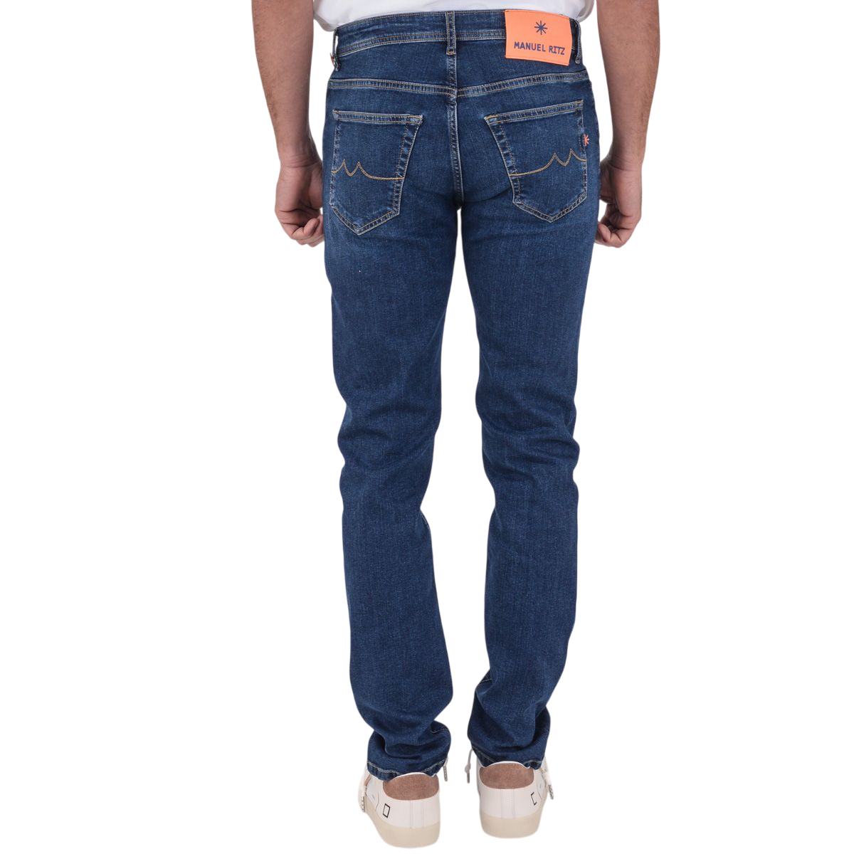 Manuel Ritz jeans uomo slim fit lavaggio blu 3832J1728L2-253350 89 MANUEL RITZ