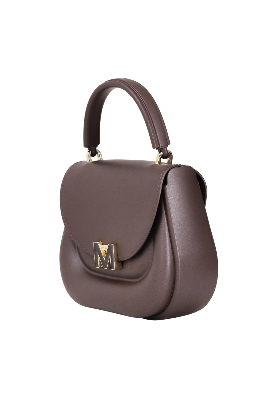 Marc Ellis borsa a mano Flat Jelly marrone FLAT JELLY COCOA-LIGHT GOLD MARC ELLIS