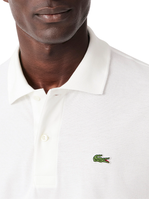 Lacoste polo manica corta 12.12 in piquè bianco 1212 001 LACOSTE