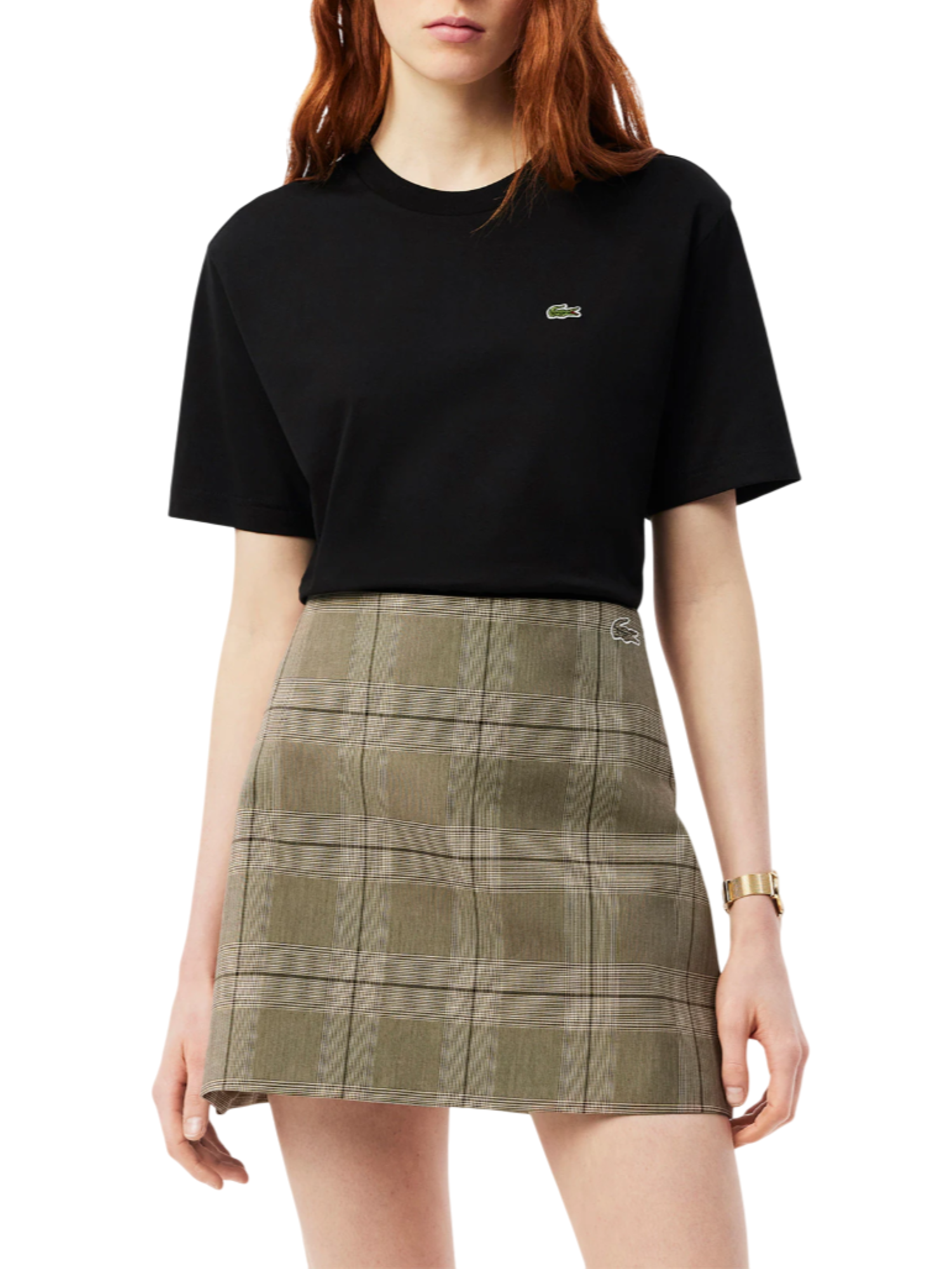 Lacoste T-shirt manica corta in jersey nero TF7215 031 LACOSTE