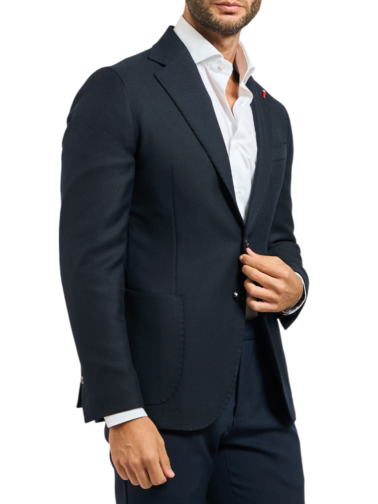 Mulish giacca blazer uomo monopetto blu TORONTO-GKS602 BLU MULISH