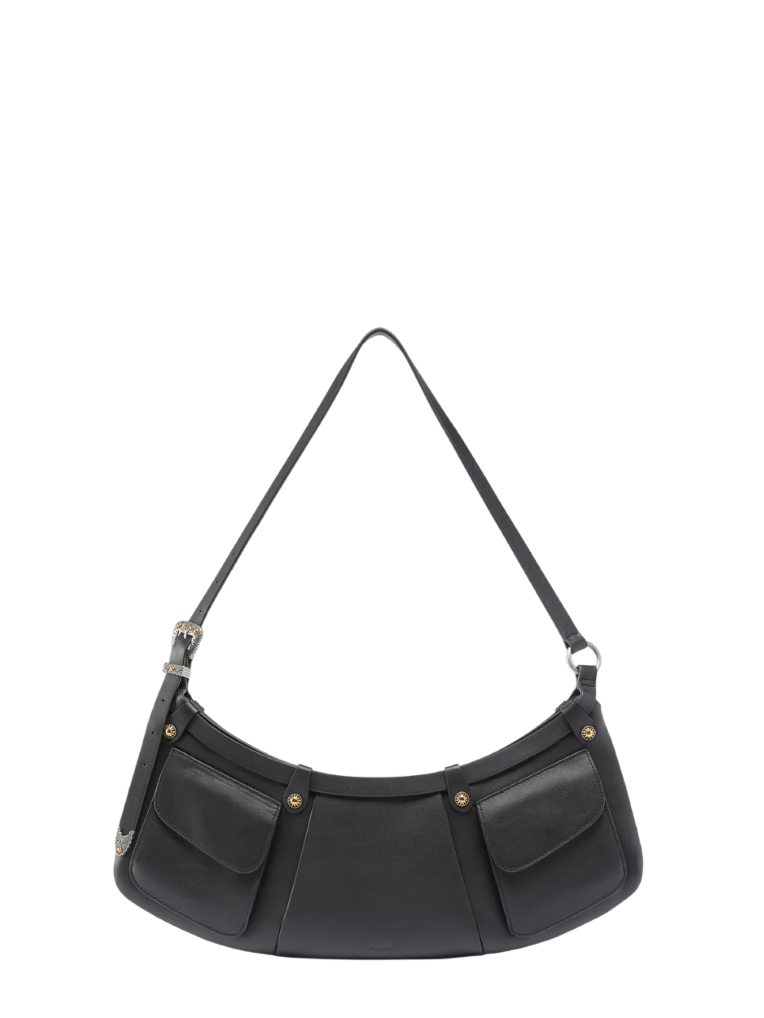 Pinko borsa a spalla Pocket body con tasche nero 106865-A270 Z99O PINKO