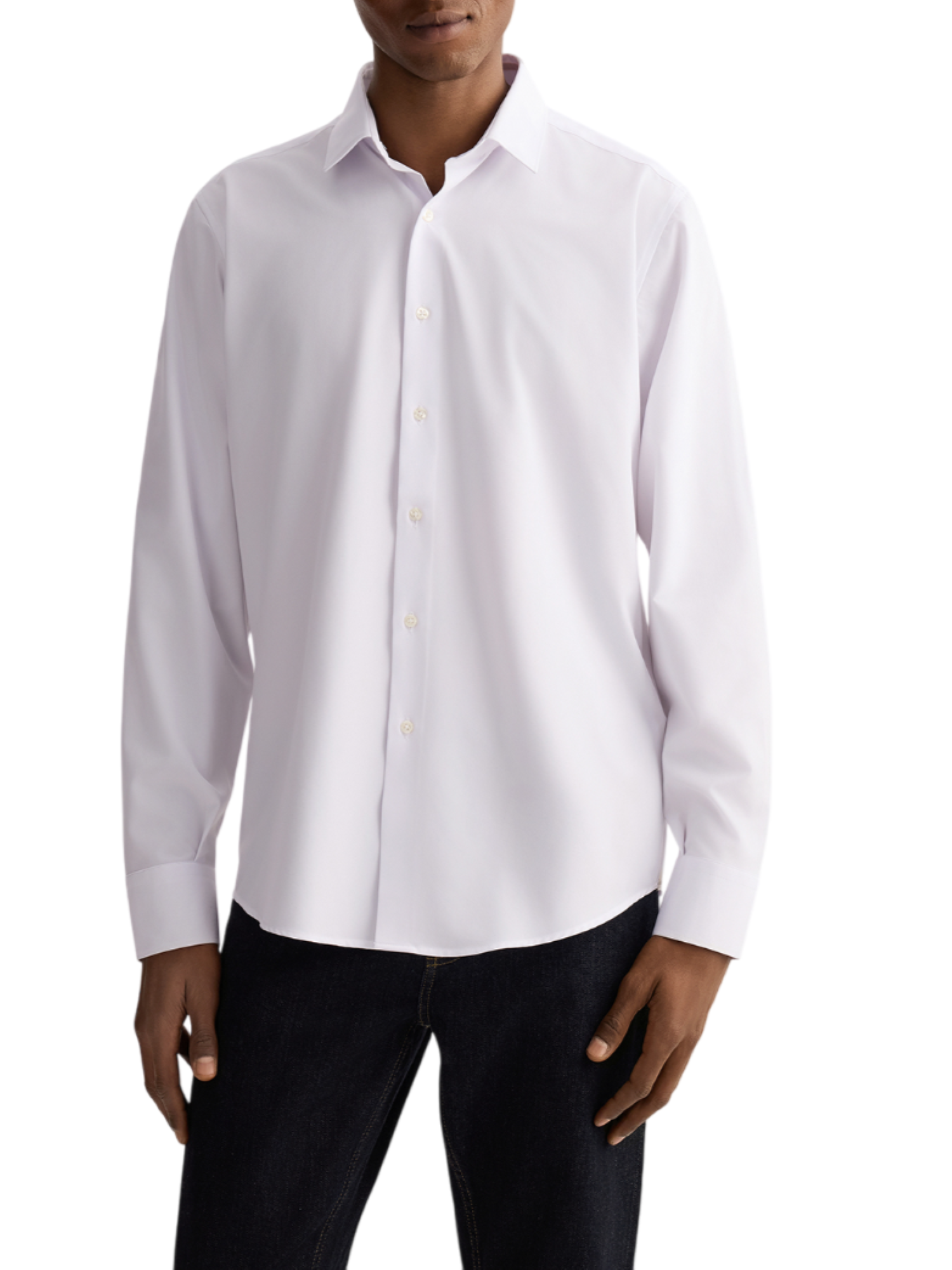 Liu Jo camicia manica lunga slim fit in tessuto stretch bianco QA5118J4908 11001 LIU JO