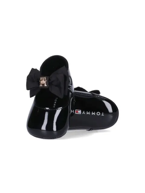 Tommy Hilfiger ballerine neonata in vernice nero T0A3-33956-1847 999 Tommy Hilfiger