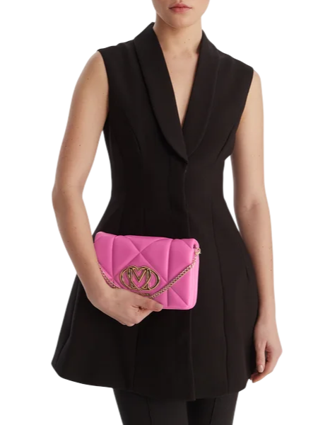 Love Moschino borsa a tracolla in ecopelle trapuntata fucsia JC4043PP1O-LC0 604 MOSCHINO LOVE