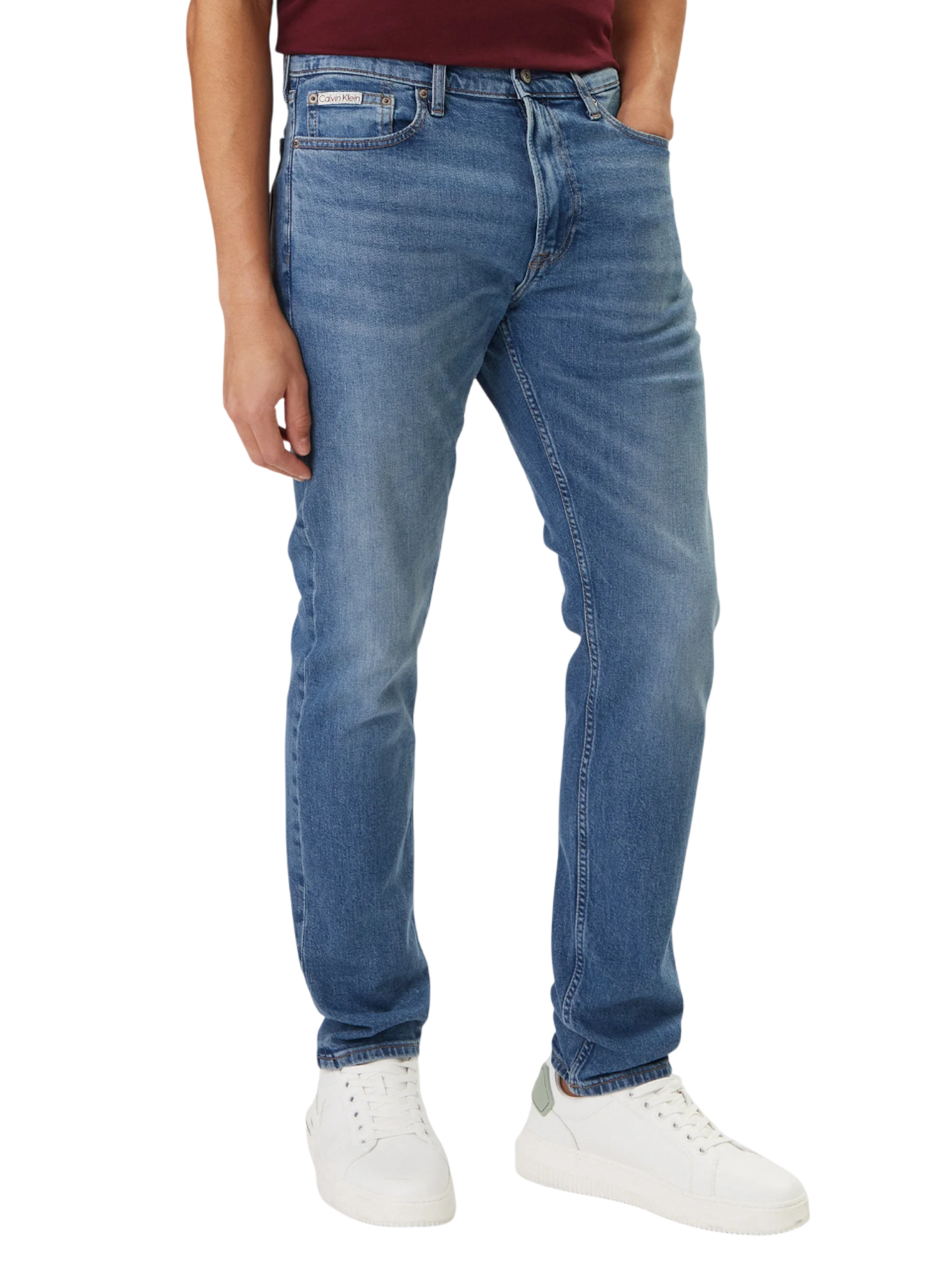 Calvin Klein Jeans jeans uomo Tapered lavaggio medio LV04RF949G EFD Calvin Klein Jeans