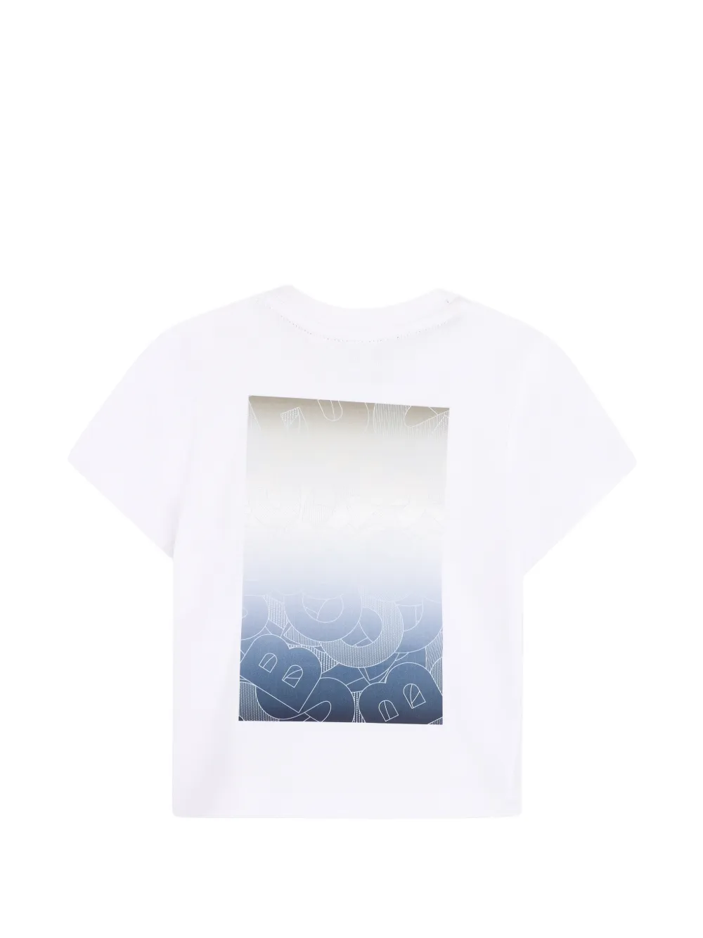 Boss T-shirt neonato manica corta con logo bianco J52891 BIANCO BOSS