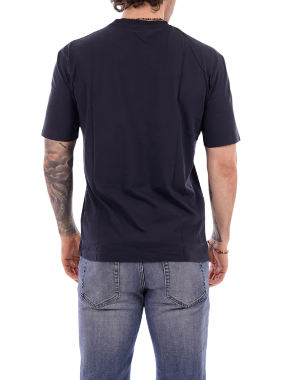 Blauer T-shirt uomo manica corta in cotone blu 26SBLUH02302-007439 888 BLAUER