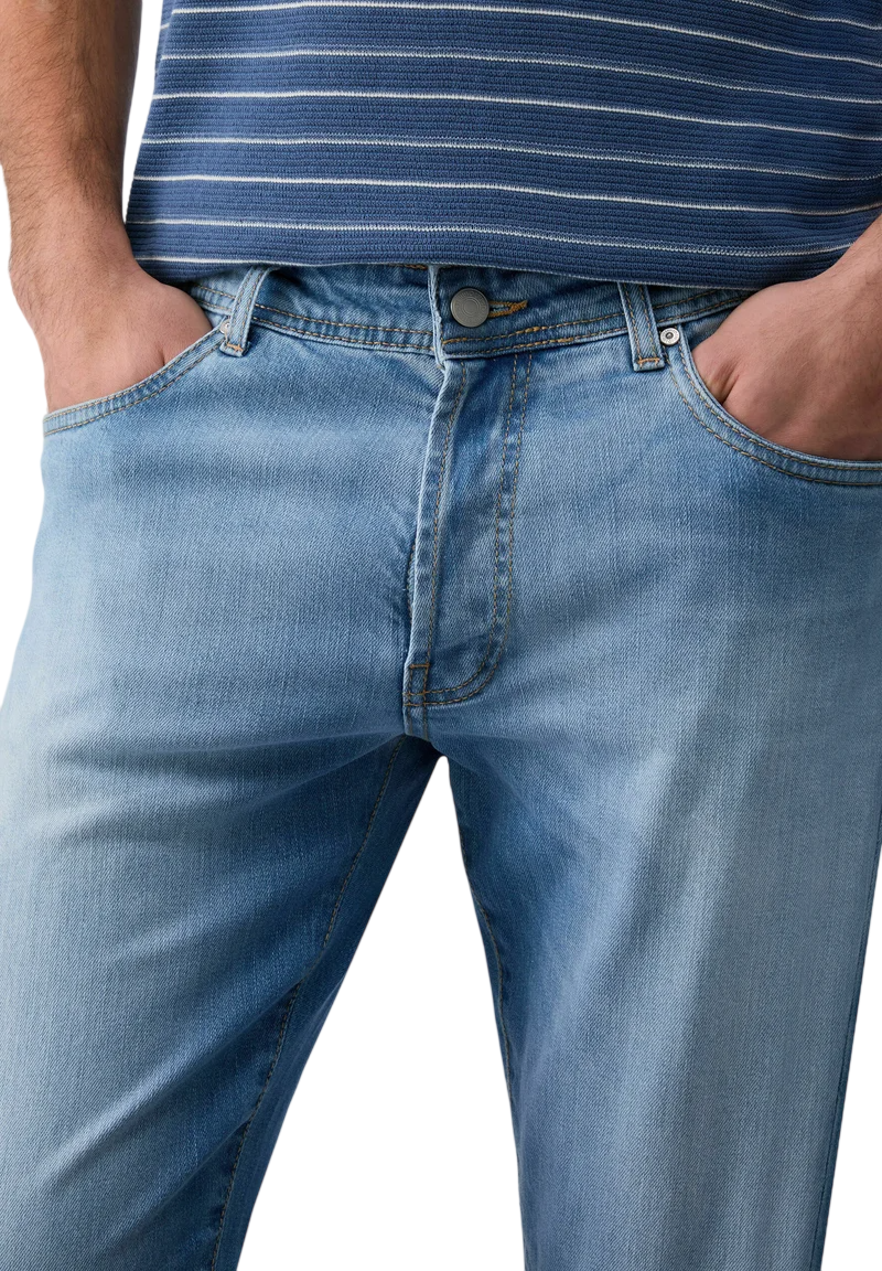 Liu Jo jeans uomo Fred Tapered lavaggio blu QXX050D4952 77025 LIU JO