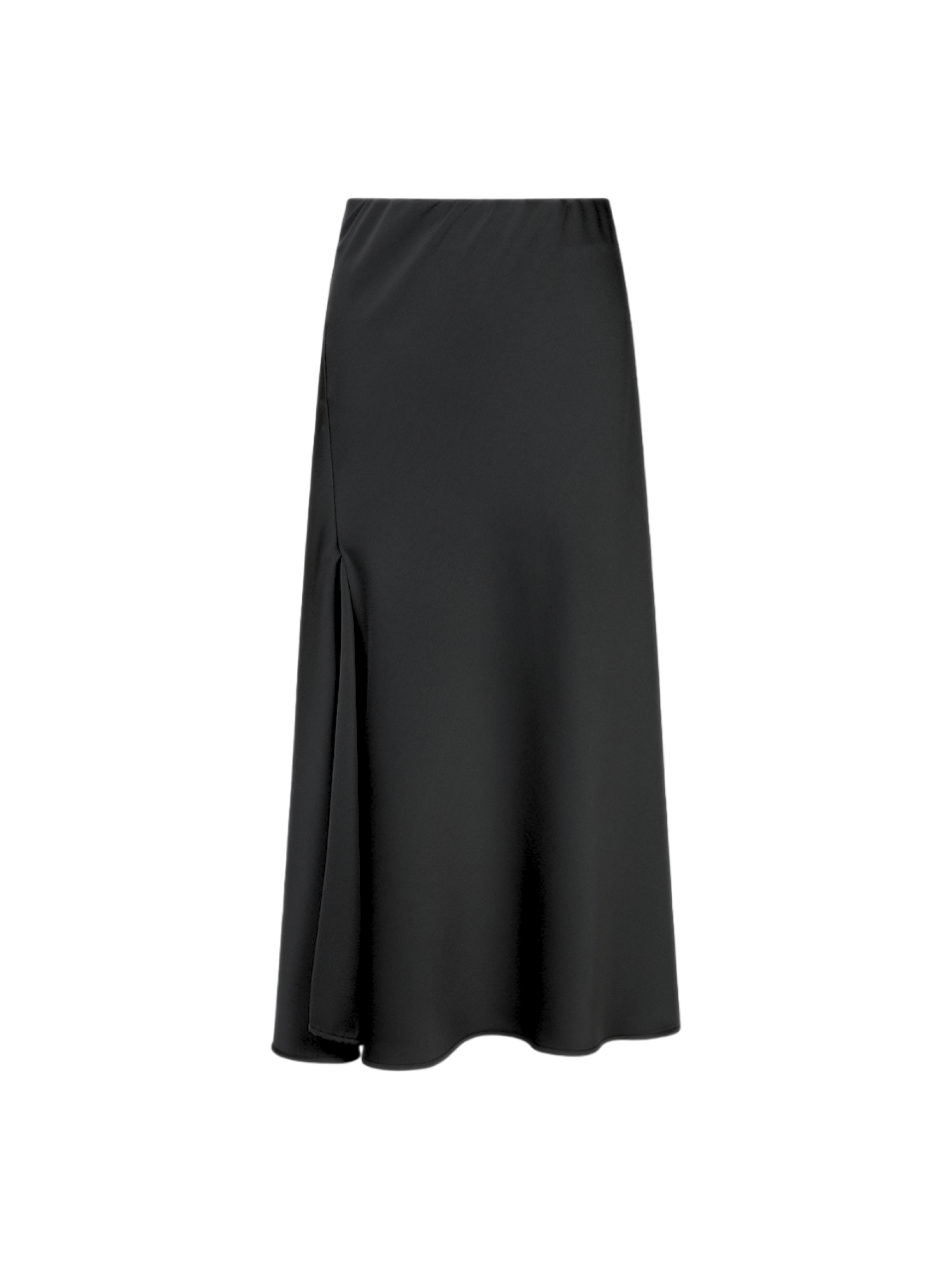 Sandro Ferrone gonna lunga satin nero S32YBEMANOLO NERO Sandro FERRONE
