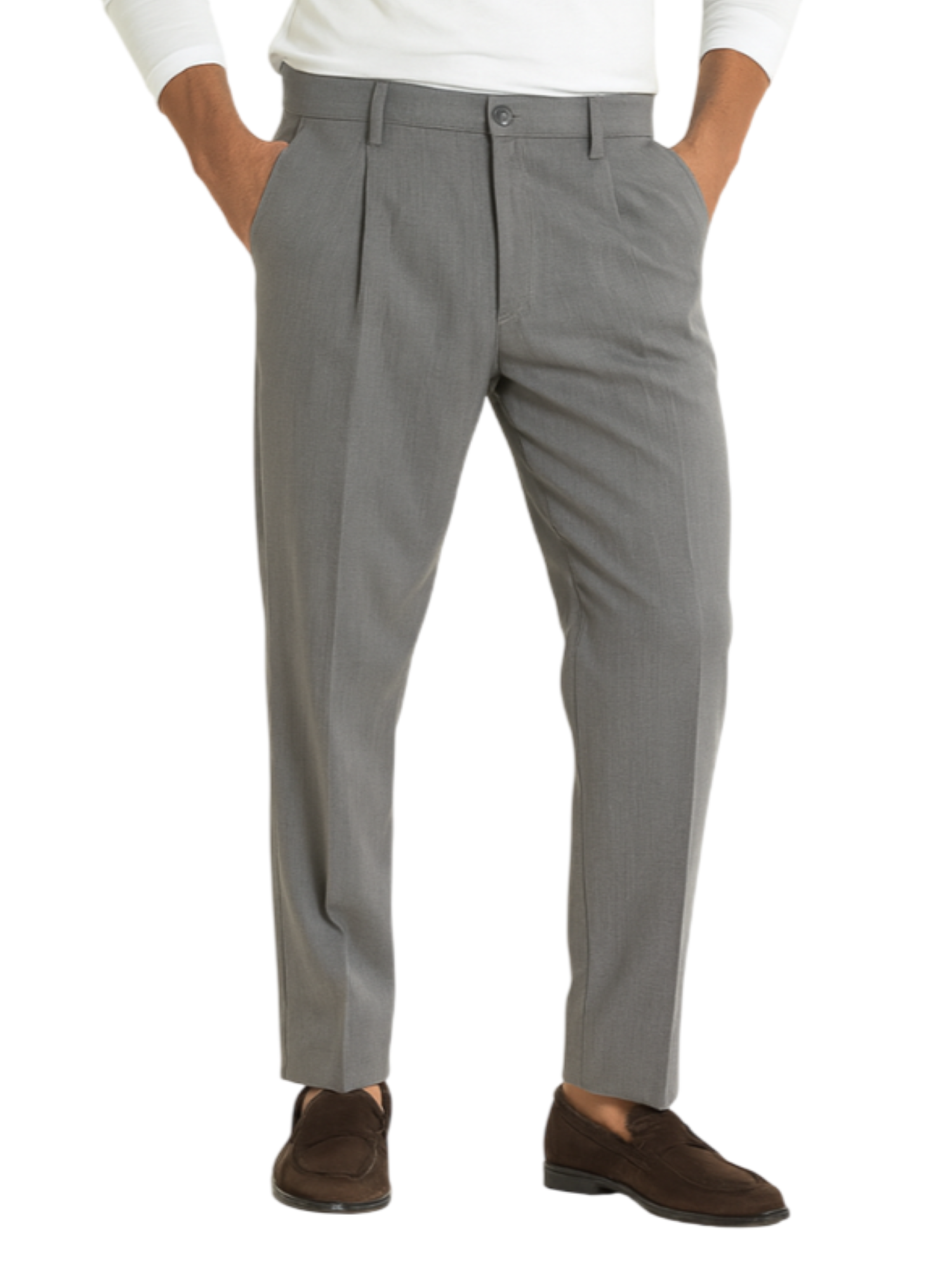 Alta Tensione pantaloni uomo gamba larga grigio 2647D-LUCE GRIGIO ALTA TENSIONE