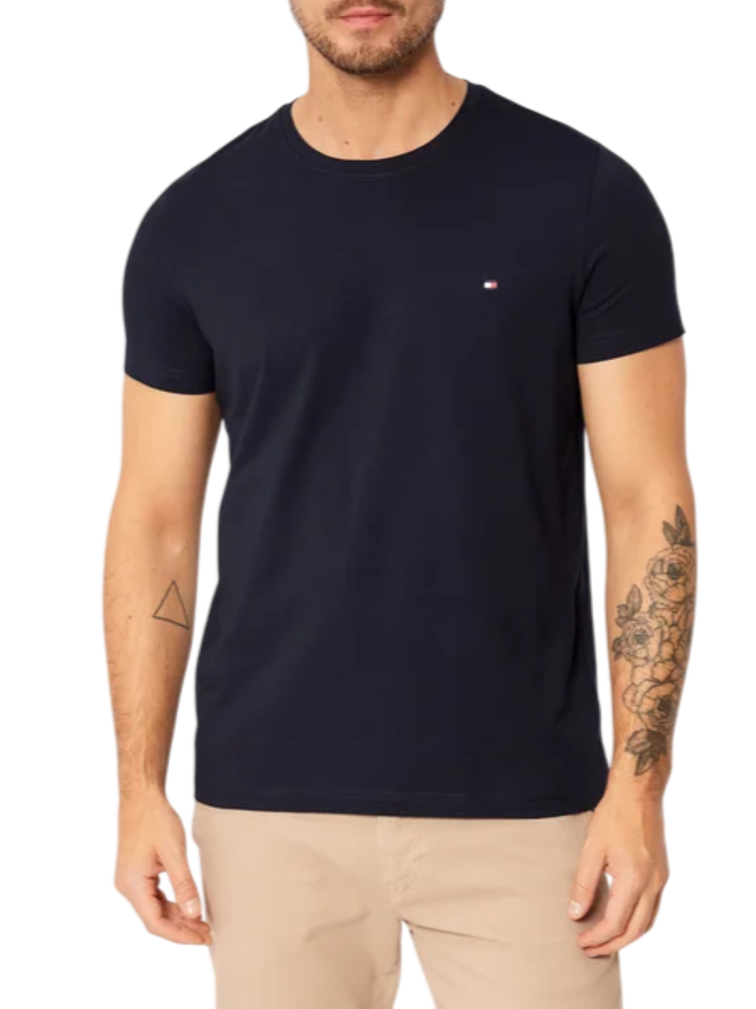 Tommy Hilfiger T-shirt uomo slim fit blu MW0MW27539 DW5 Tommy Hilfiger