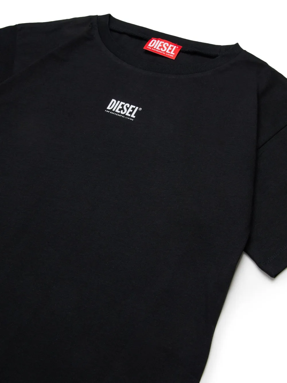 Diesel abito in jersey manica corta con logo nero J02285-0CATM K900 DIESEL