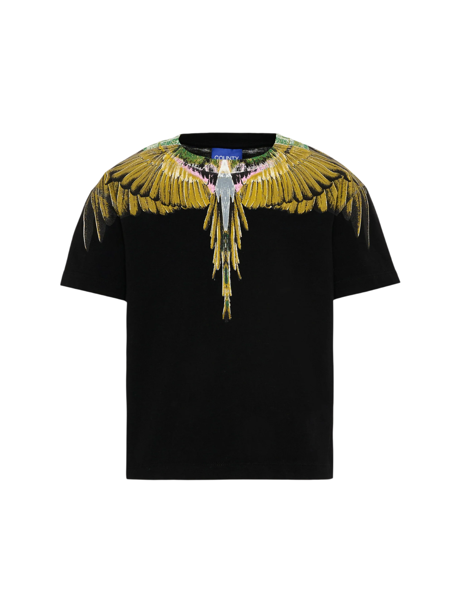 County of Milan T-shirt manica corta bambino stampa iconica nero S6CMJBTH021 110 COUNTY OF MILAN KIDS