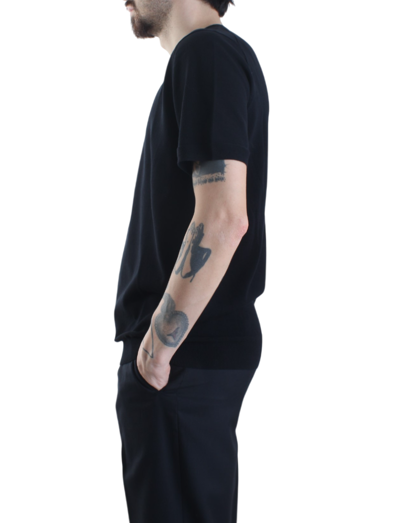 Opificio 4.0 maglia manica corta basic nero 651001 NERO Opificio 4.0
