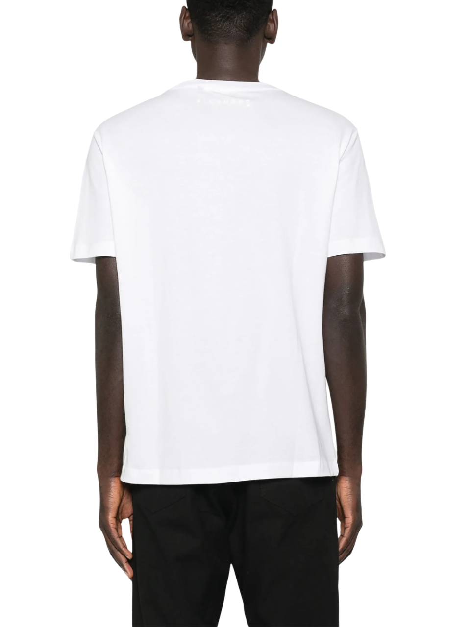 John Richmond T-shirt in cotone Pima bianco UMA25053TS WHITE John RICHMOND
