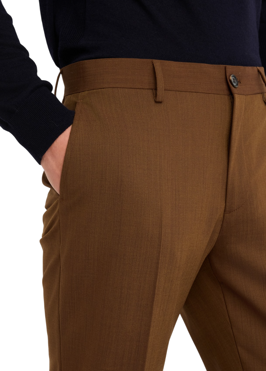 Liu Jo pantaloni uomo in fresco lana marrone QF5014T219A 71142 LIU JO
