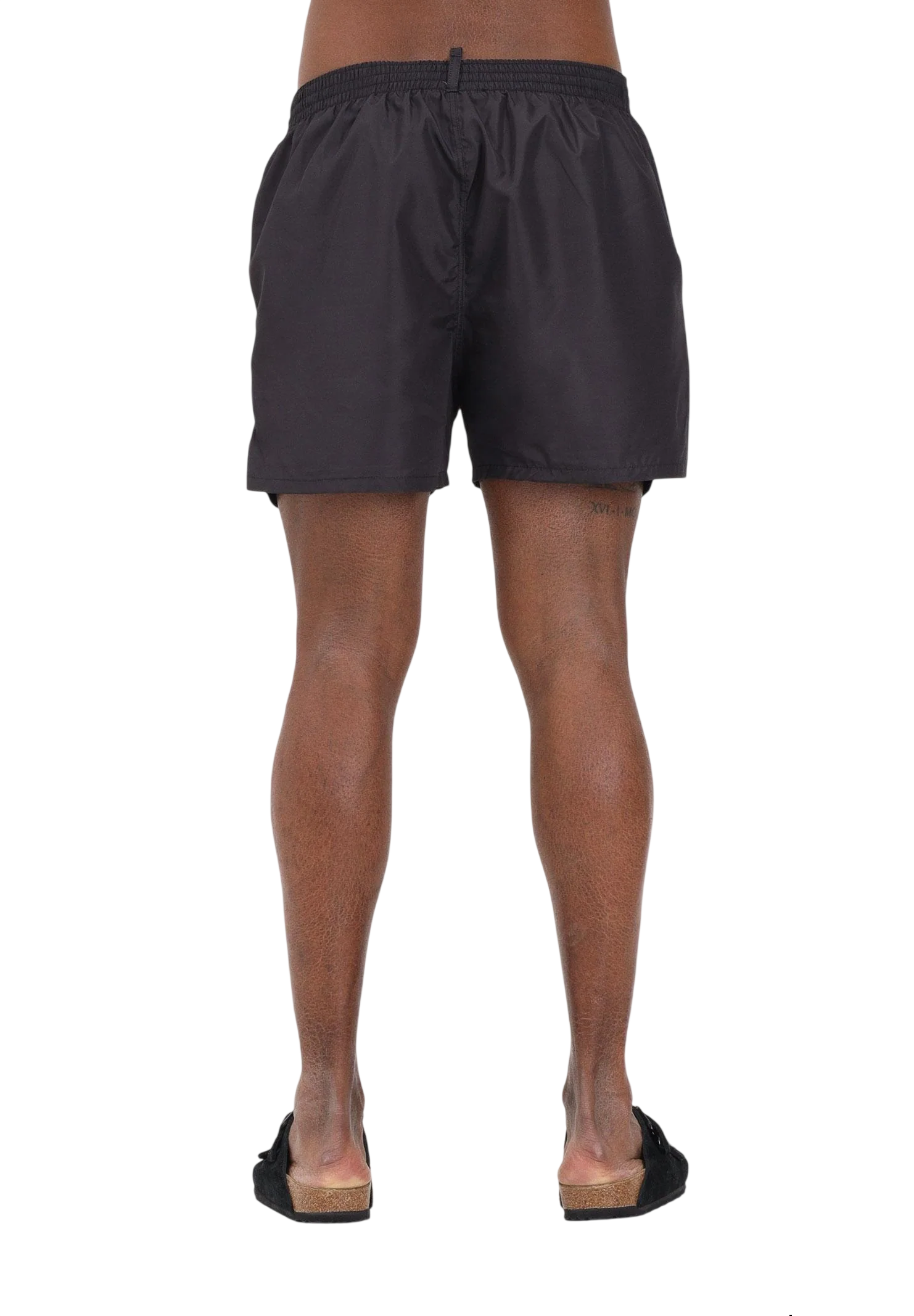 Dsquared2 boxer mare uomo con stampa logo nero D7B626710 001 DSQUARED2
