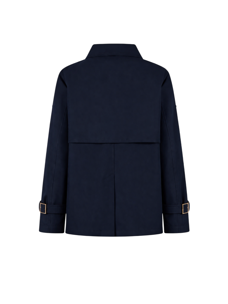 Yes Zee trench doppiopetto corto donna blu J406-KR00 0710 YES-ZEE
