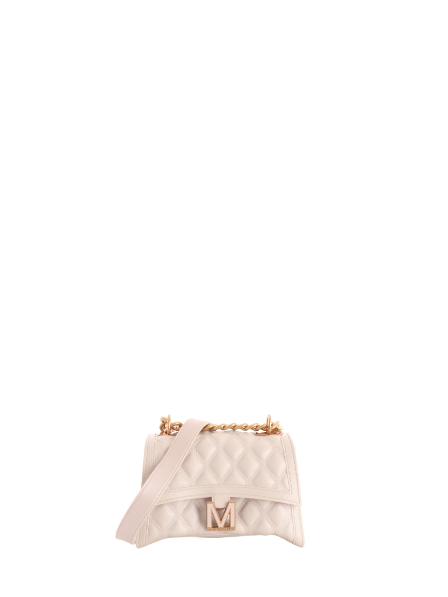 Marc Ellis borsa Flat Rhombus S rosa oro FLAT RHOMBUS S 25 NUDE-LIGHT GOLD MARC ELLIS