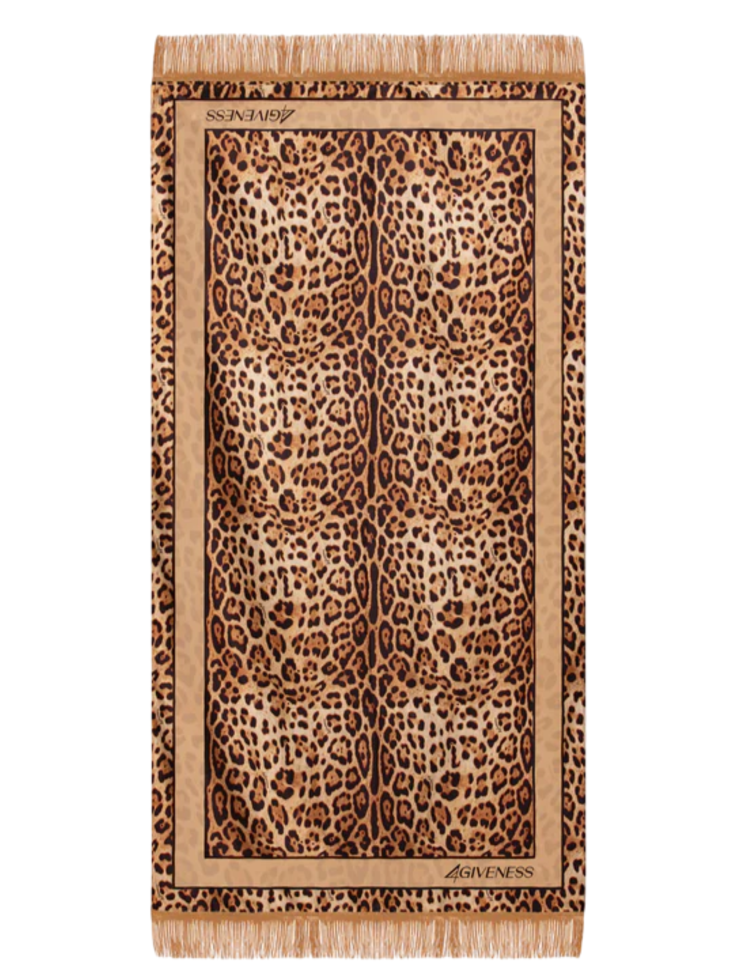 4giveness telo mare in fantasia Leo Soul animalier beige 125WACTE5316 200 4Giveness