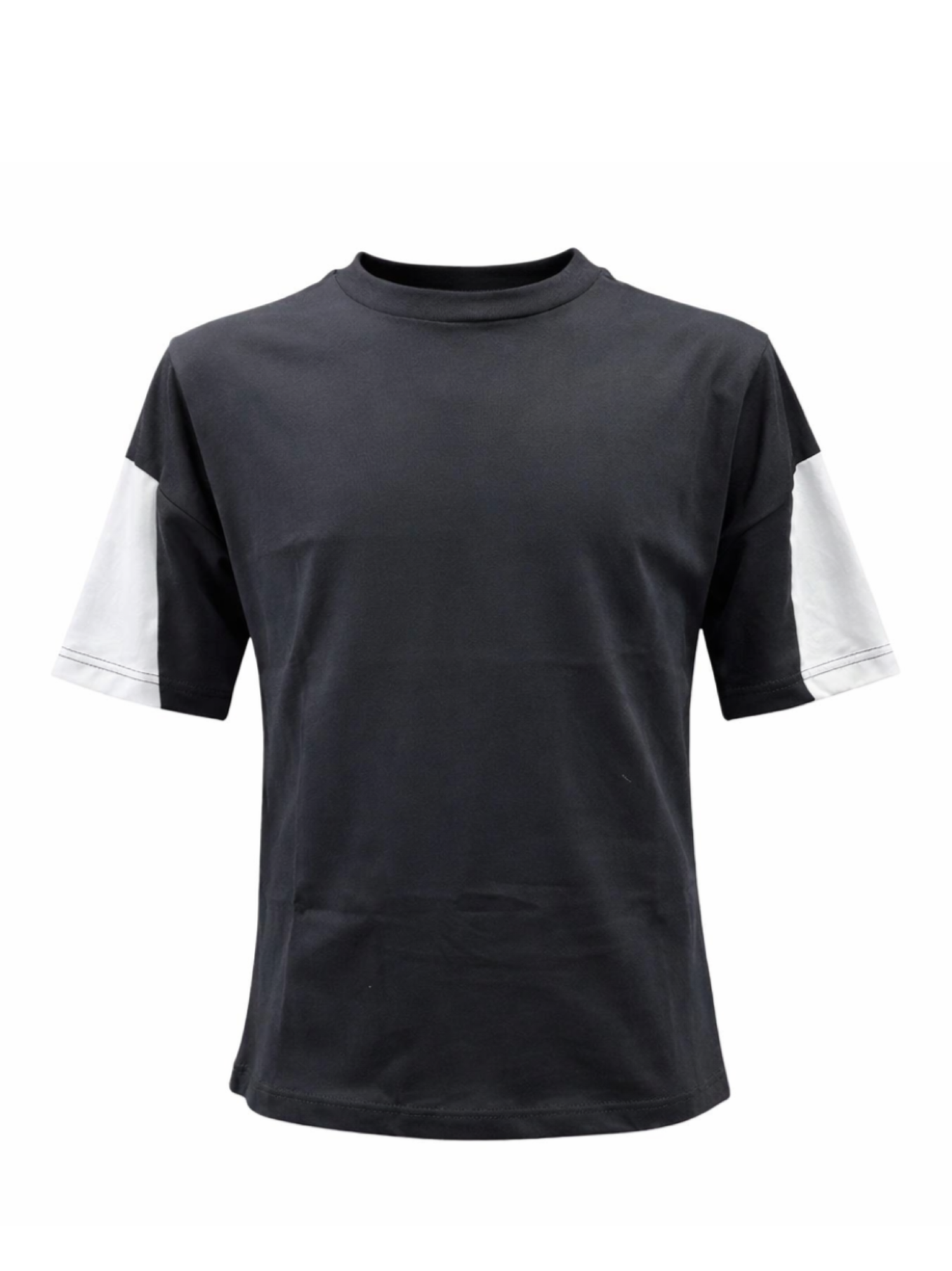 Disclaimer T-shirt bambino manica corta banda logo nero 58825 NERO-BIANCO DISCLAIMER