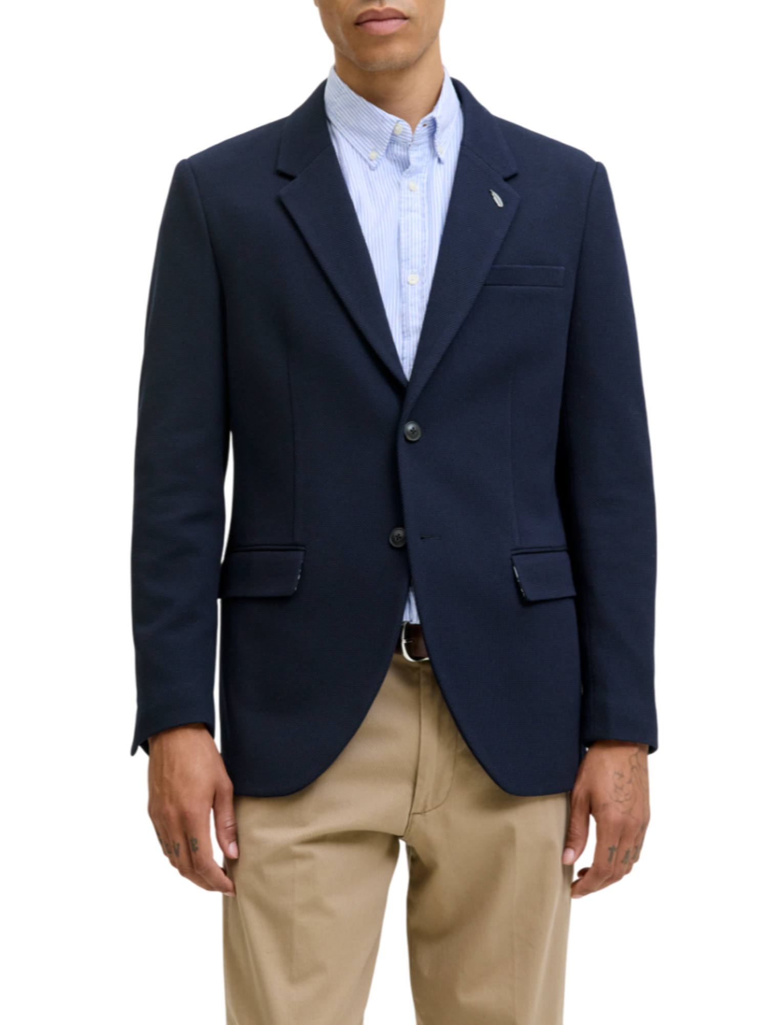 Jack&Jones giacca blazer uomo monopetto blu 12280948 BLACK IRIS-SLIM FIT JACK&JONES