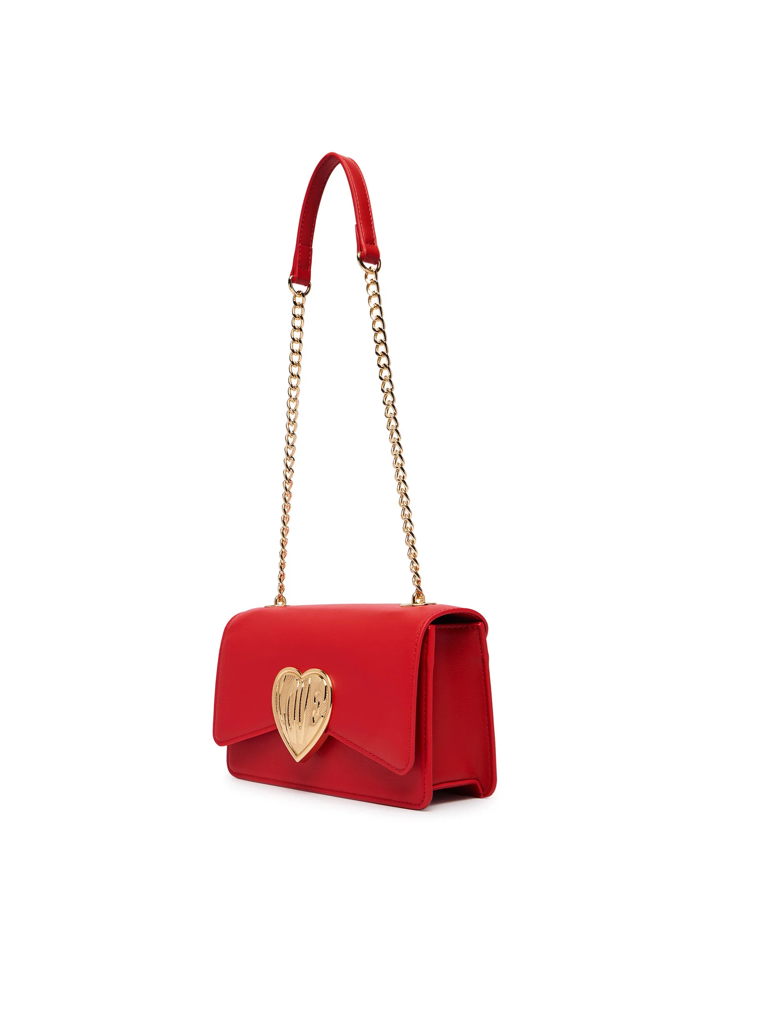 Love Moschino borsa a tracolla con placca logo rosso JC4147PP1O-L16 50A MOSCHINO LOVE