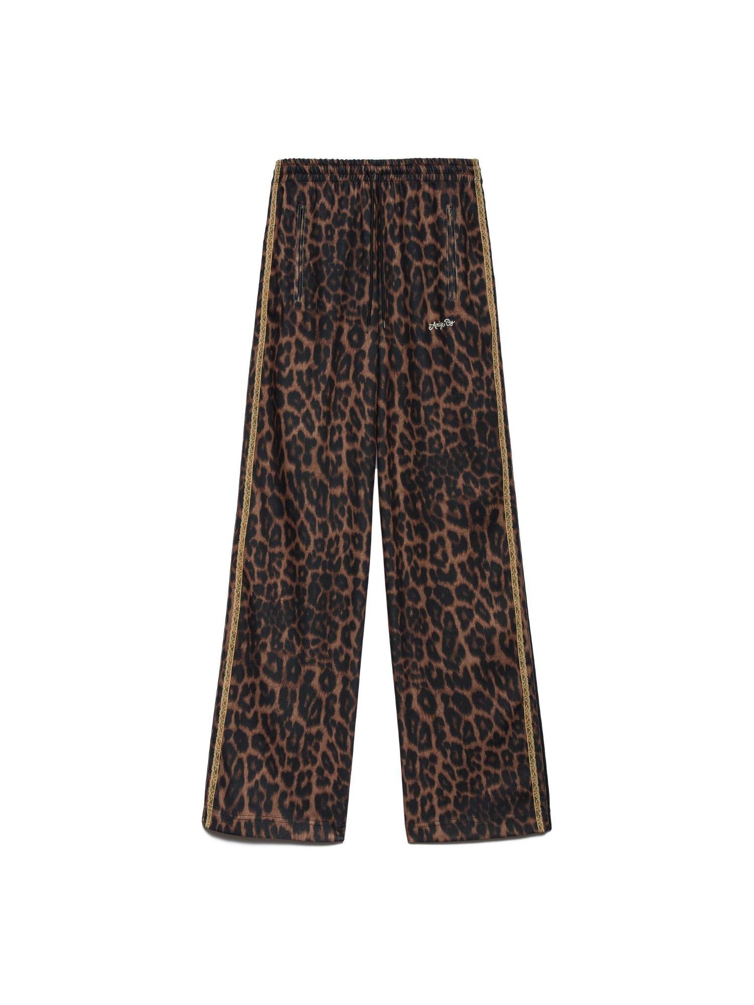 Aniye By pantaloni joggers Jodie fantasia animalier marrone nero 181333 01899 ANIYE BY