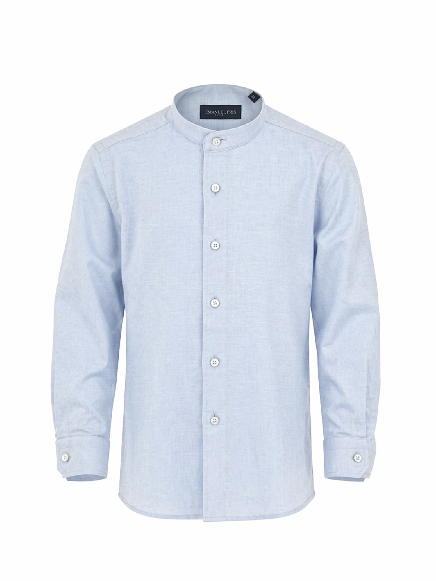 Emanuel Pris camicia alla coreana bambino celeste ECM4183B CIELO EMANUEL PRIS