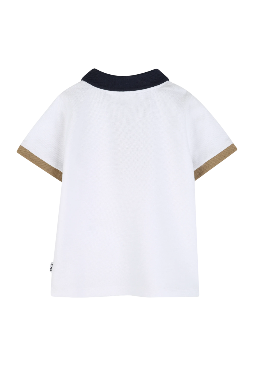 Boss polo neonato manica corta bianco J52878 BIANCO BOSS