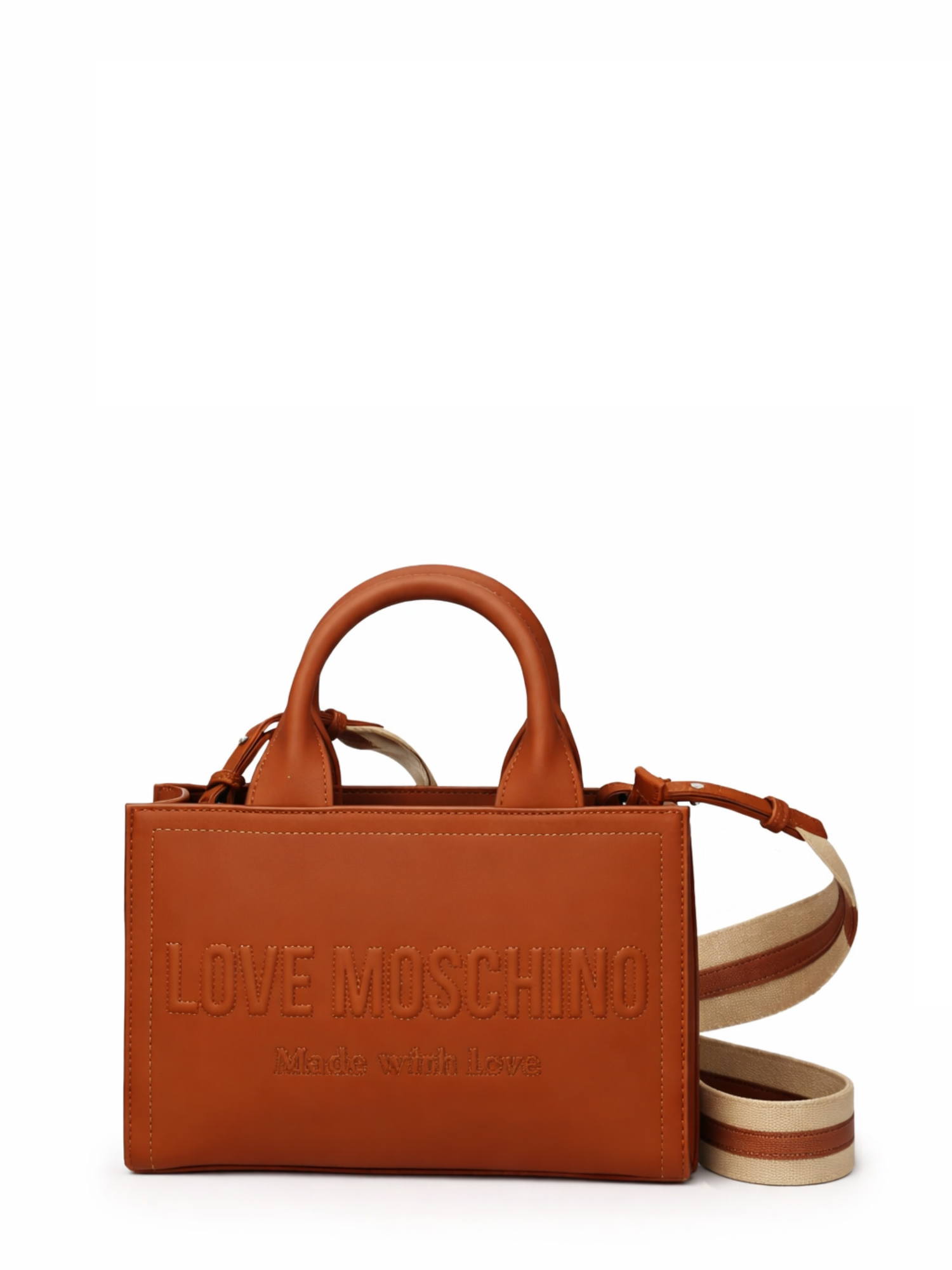 Love Moschino borsa a mano donna con tracolla color cuoio JC4044PP1O-LE0 200 MOSCHINO LOVE