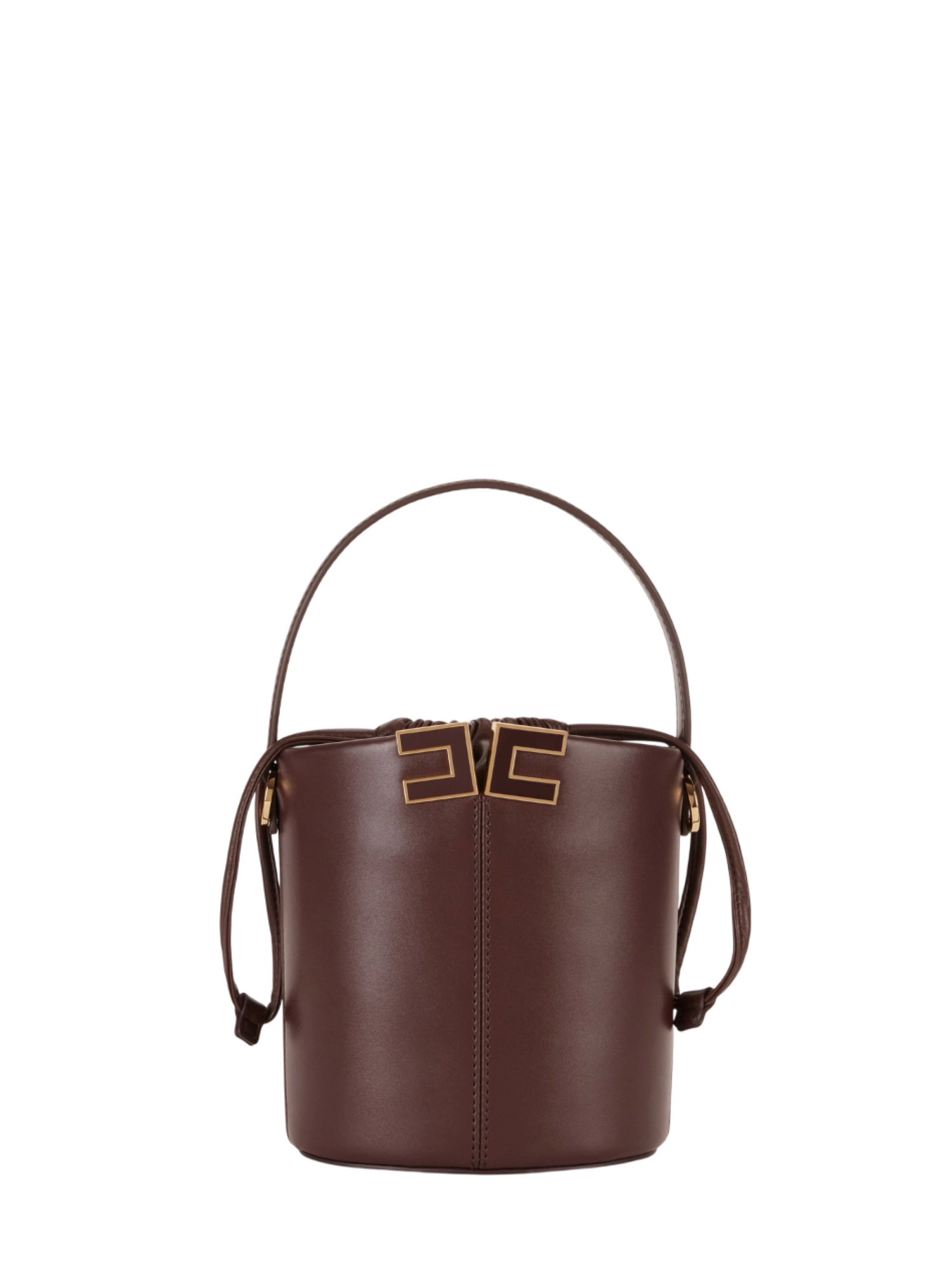 secchiello, taglio a v davanti, tracolla+manico BS92A61 644 ELISABETTA FRANCHI