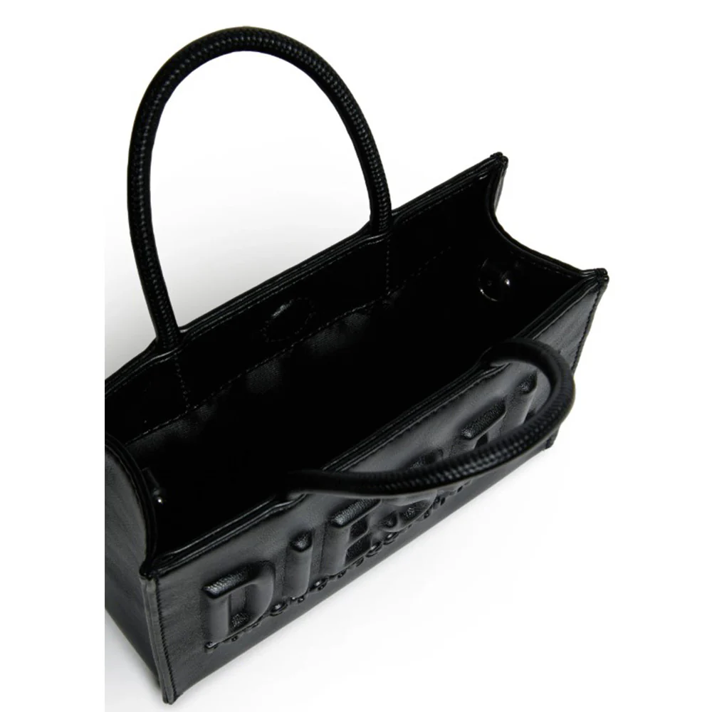 Diesel borsa in ecopelle con logo nero J02529-P8073 T8013 DIESEL