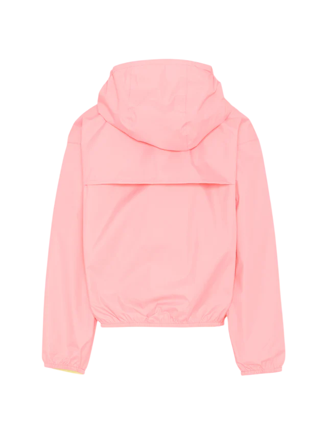 K-Way giubbino reversibile bambina con cappuccio rosa giallo K41337W C0W K-WAY
