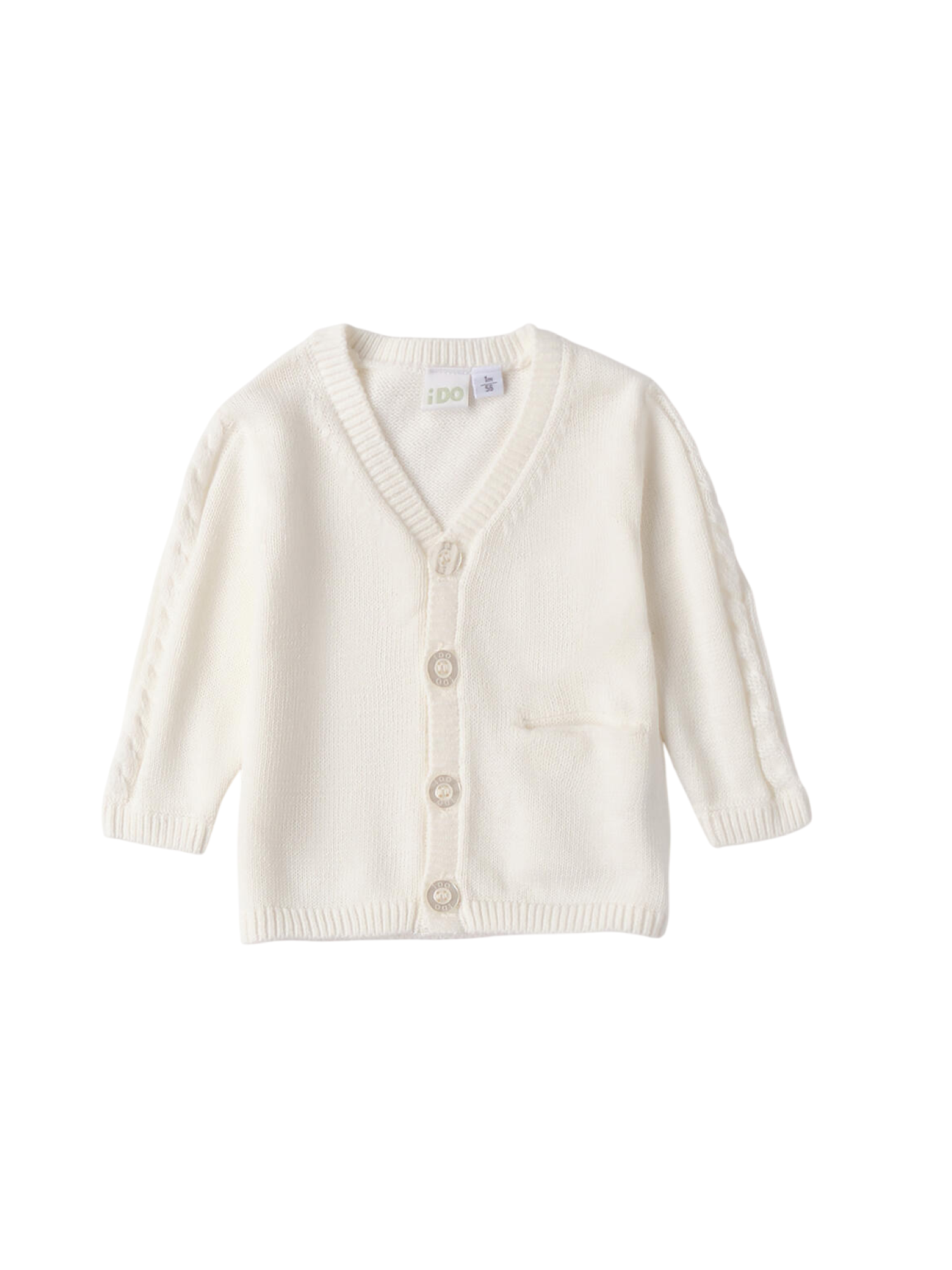 iDo cardigan neonato panna 4F055 0112 iDO
