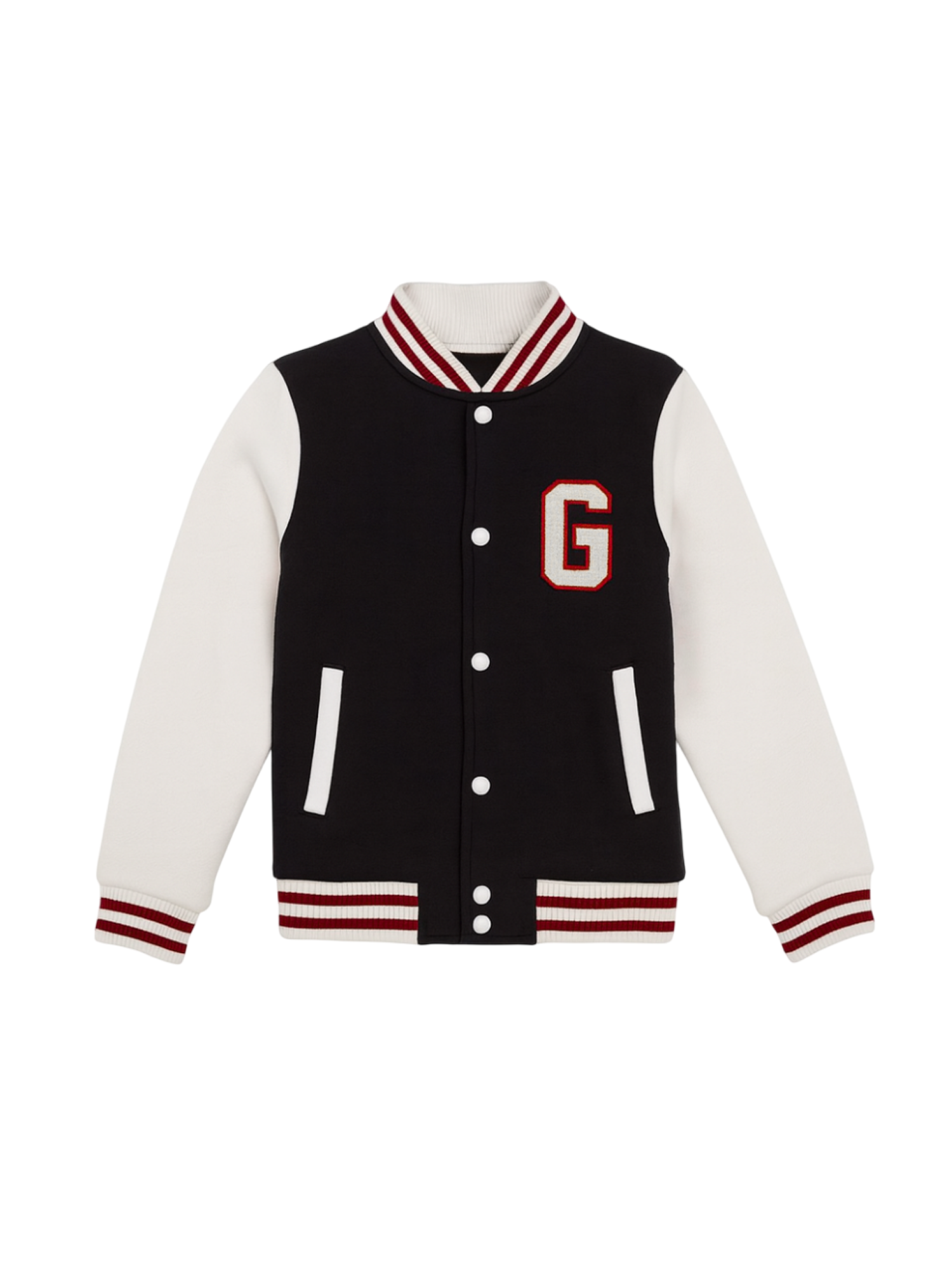 Gcds giubbino bomber bambino colorblock nero bianco B2JM0911BA4 BLACK GCDS