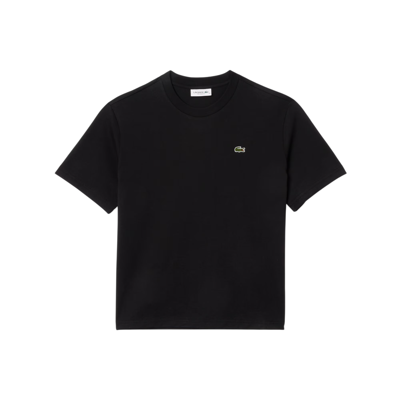 Lacoste T-shirt manica corta donna in jersey nero TF7215 031 LACOSTE