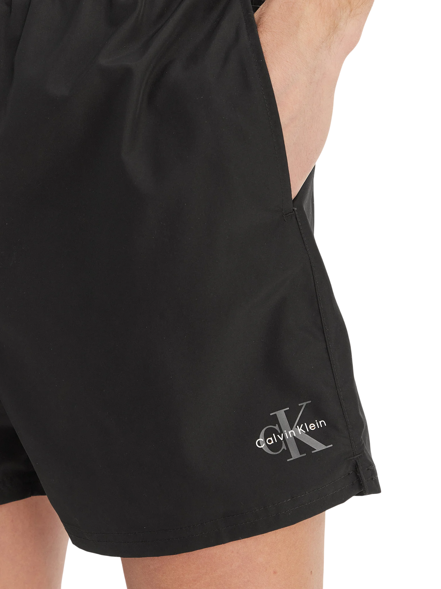 Calvin Klein boxer mare uomo con logo nero LV00N61045 UB1 Calvin Klein Beachwear
