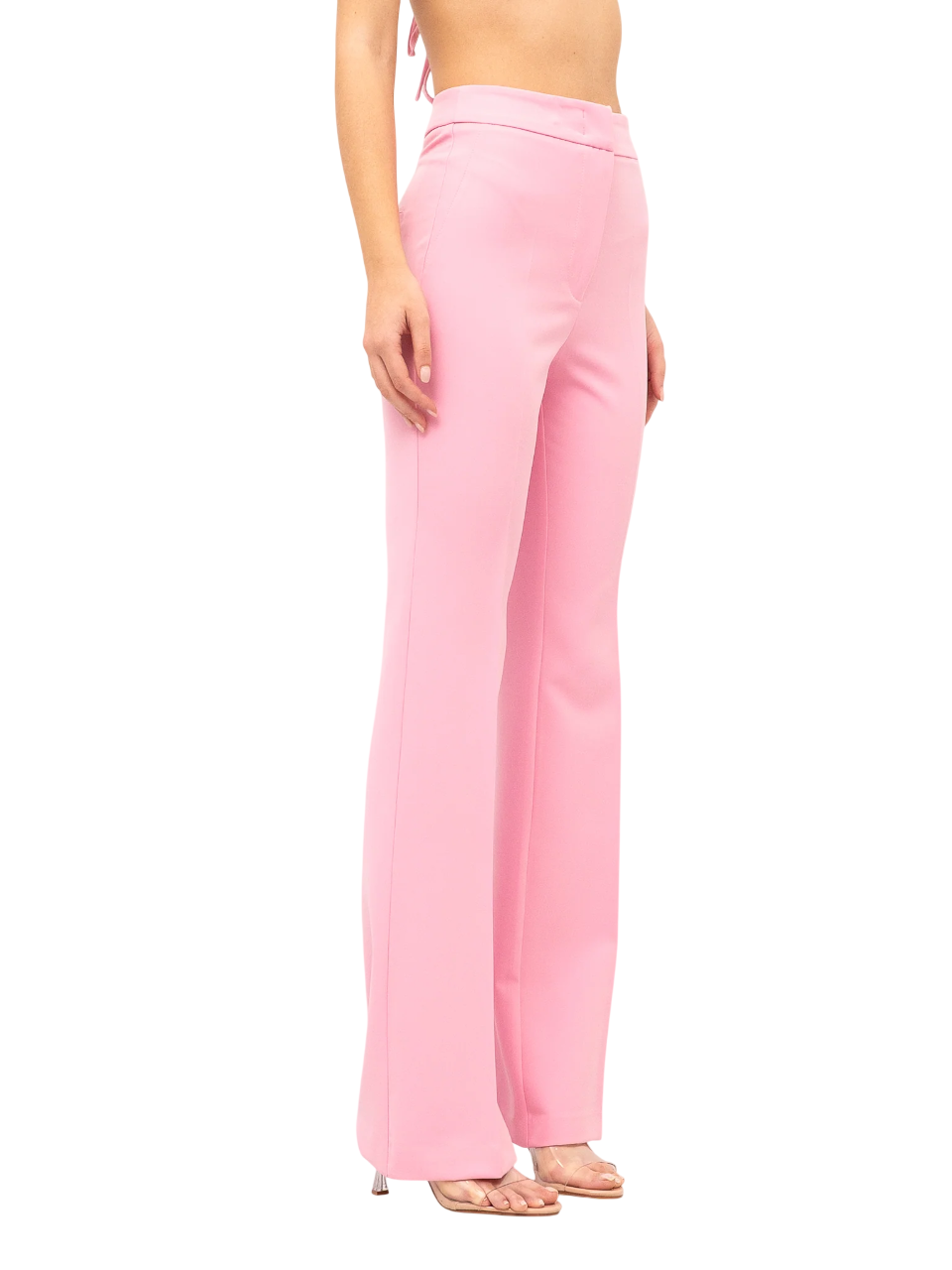 Silence pantaloni a zampa donna Pearly rosa NP2003-200 PASTEL PINK SILENCE
